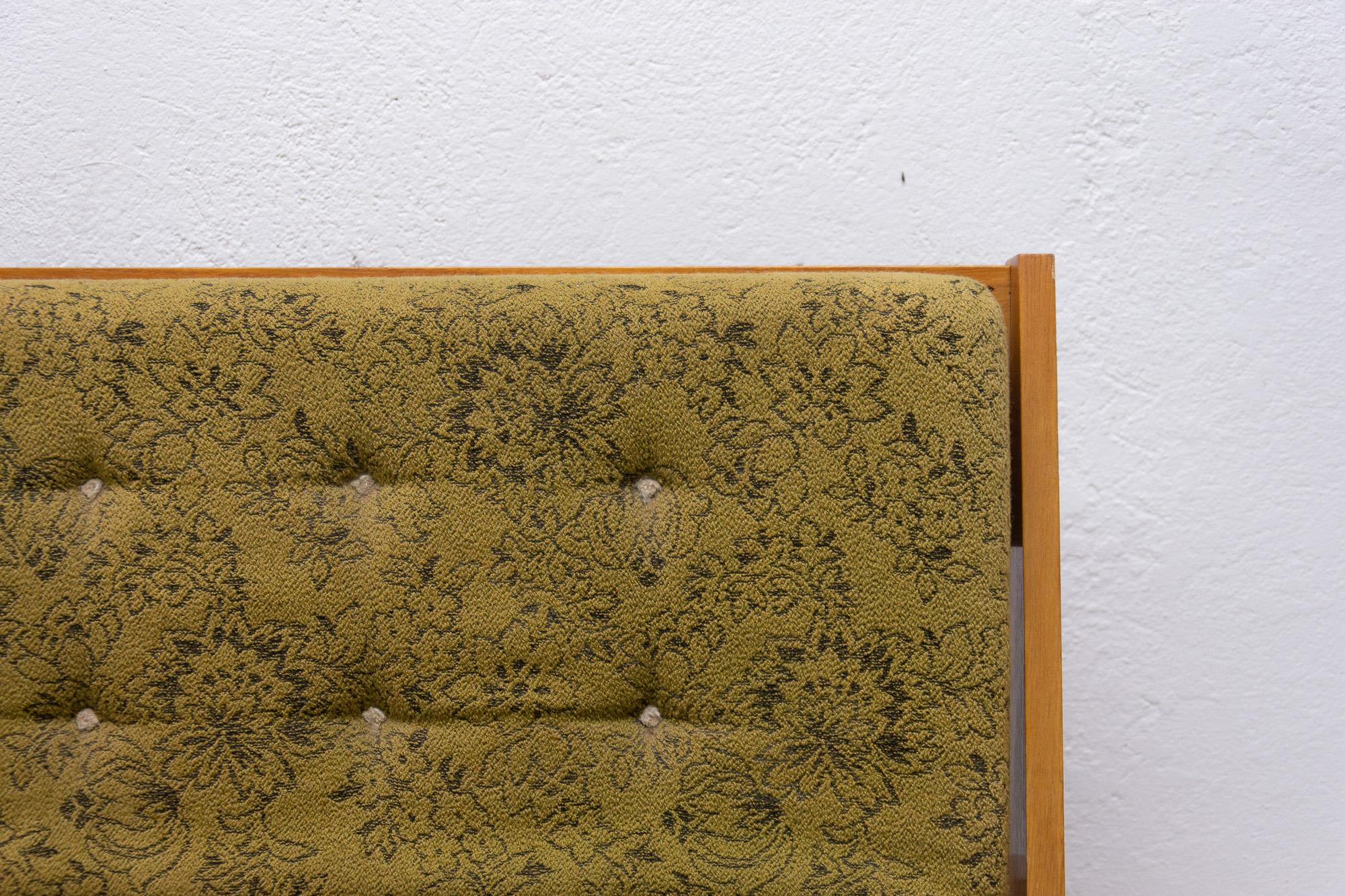 Fabric Midcentury Folding Sofa Bed, 1960s, Czechoslovakia