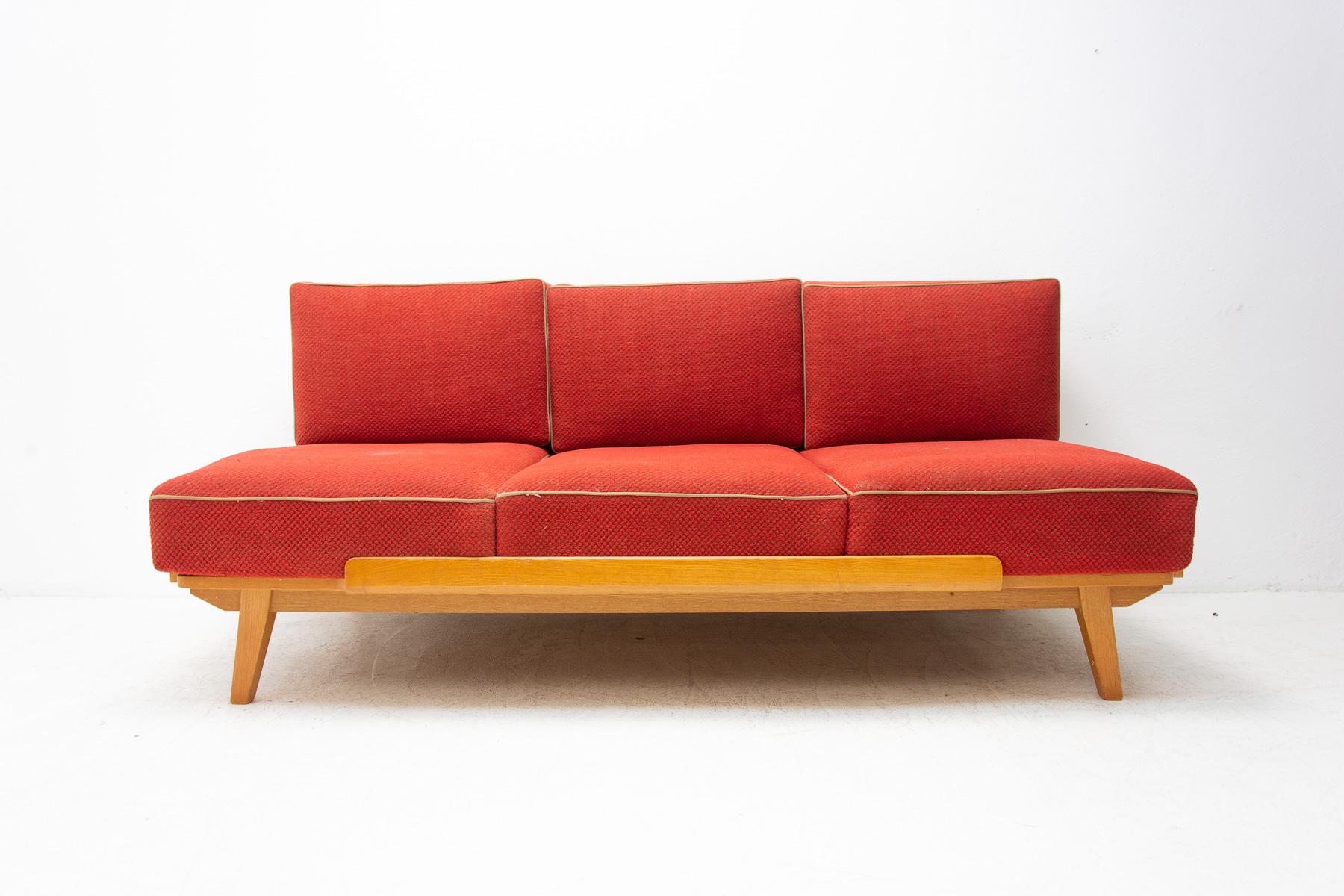 Mid Century Folding Sofabed, 1960´s, Czechoslovakia 11