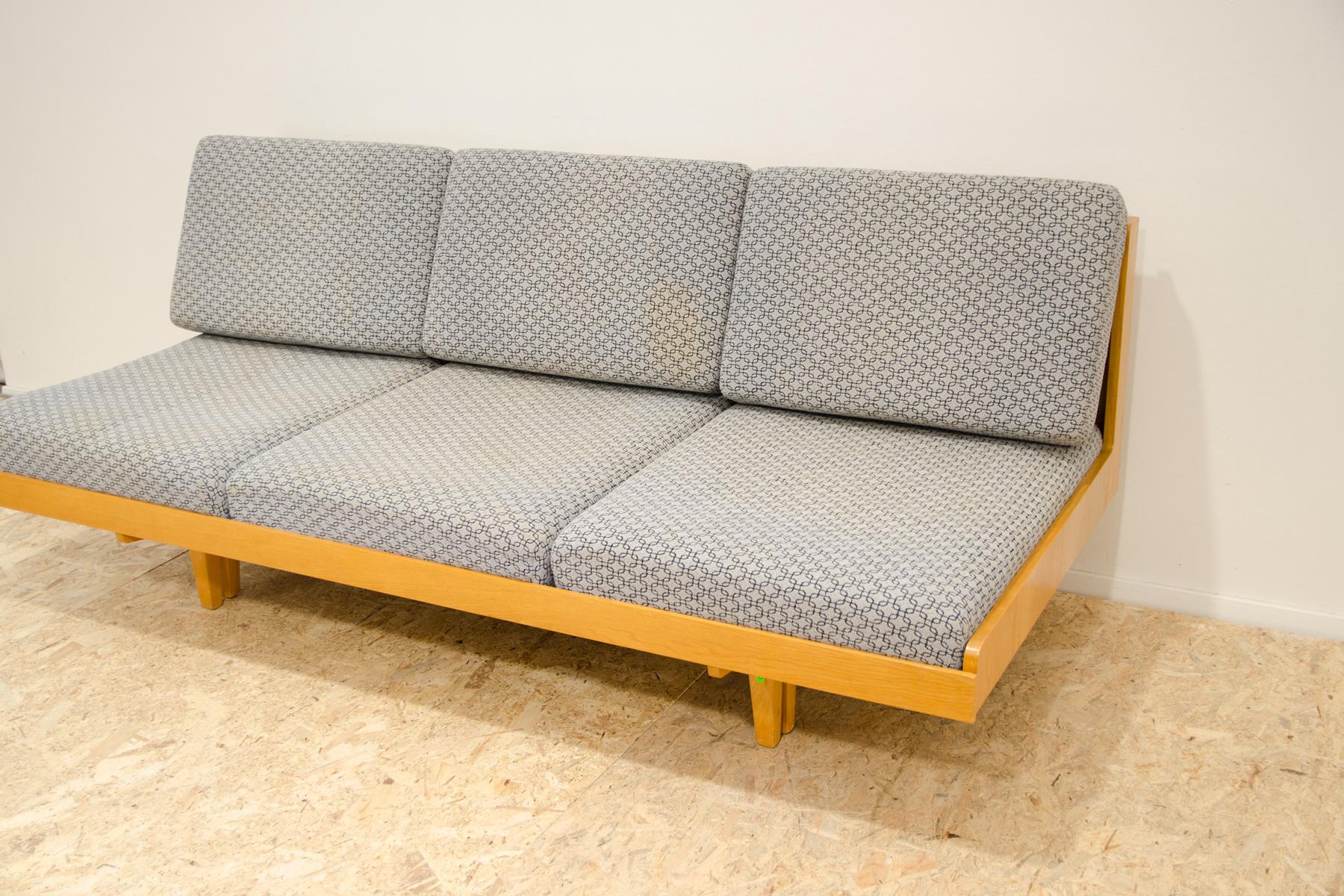 20th Century Mid century folding sofabed, 1960´s, Czechoslovakia For Sale