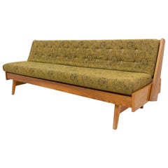 Midcentury Folding Sofa Bed, 1960s, Czechoslovakia