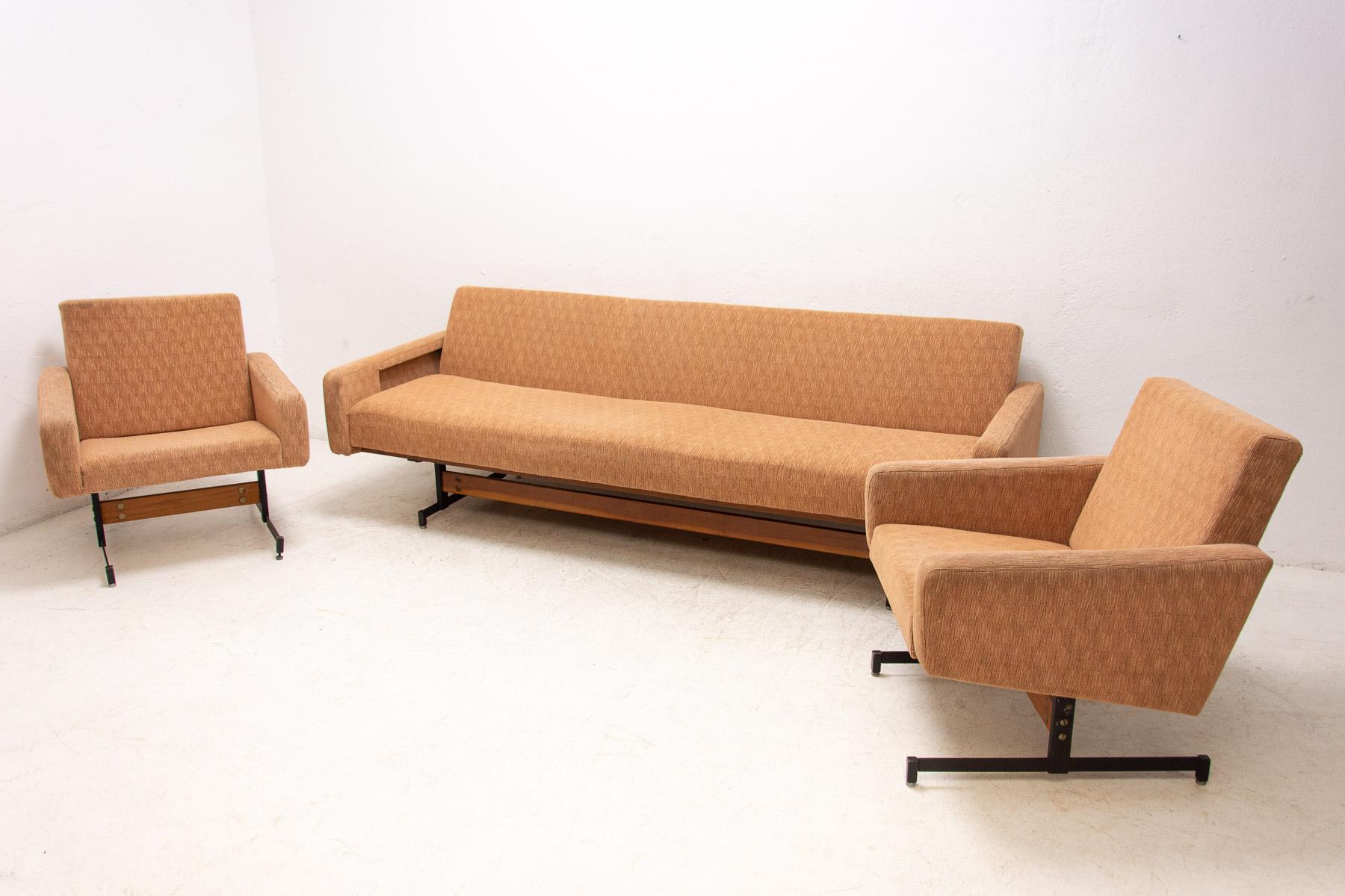 Mid century folding sofabed, 1970´s, Czechoslovakia 9