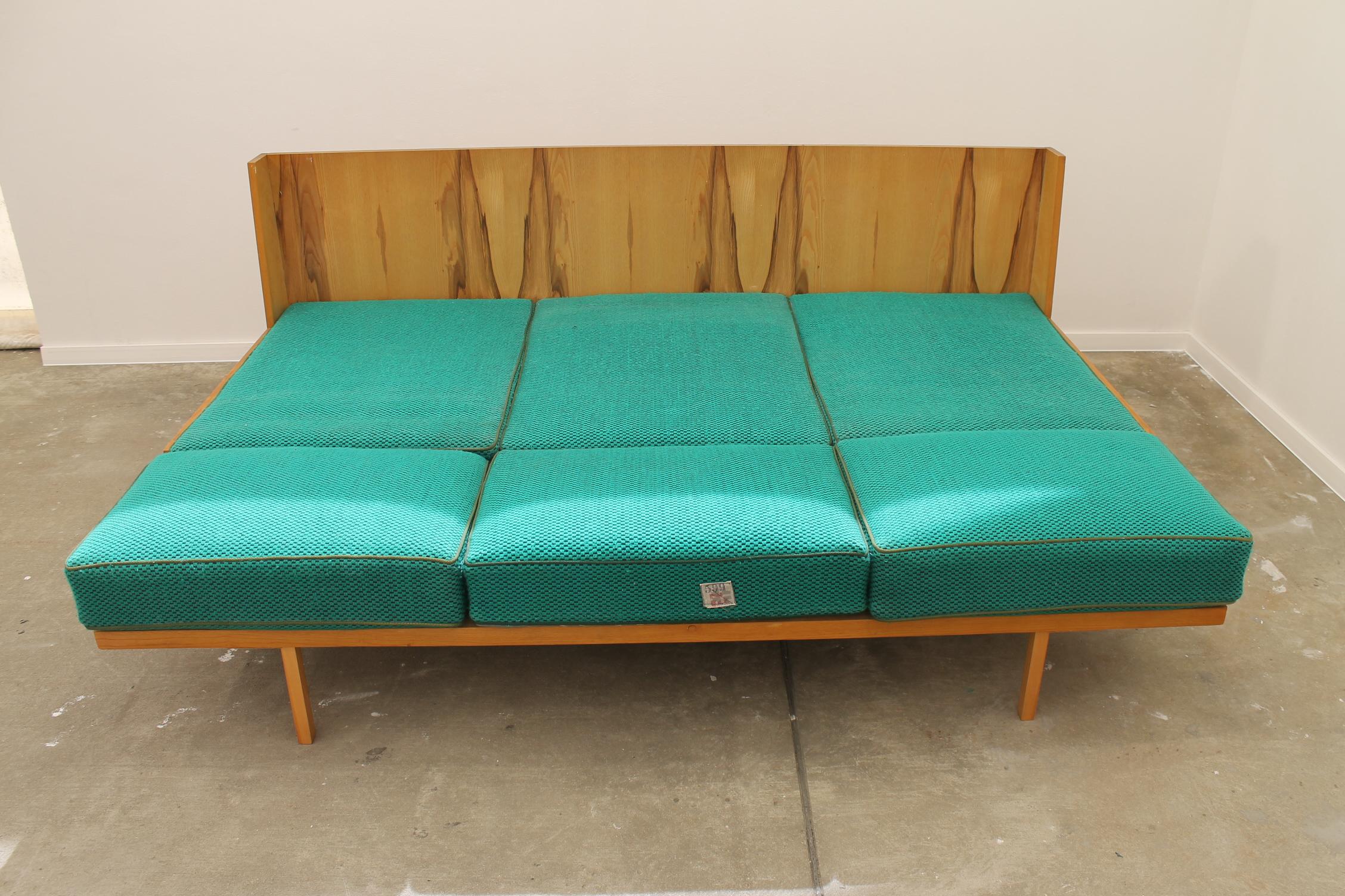 Midcentury Folding Sofabed by Drevotvar, 1970s, Czechoslovakia 12