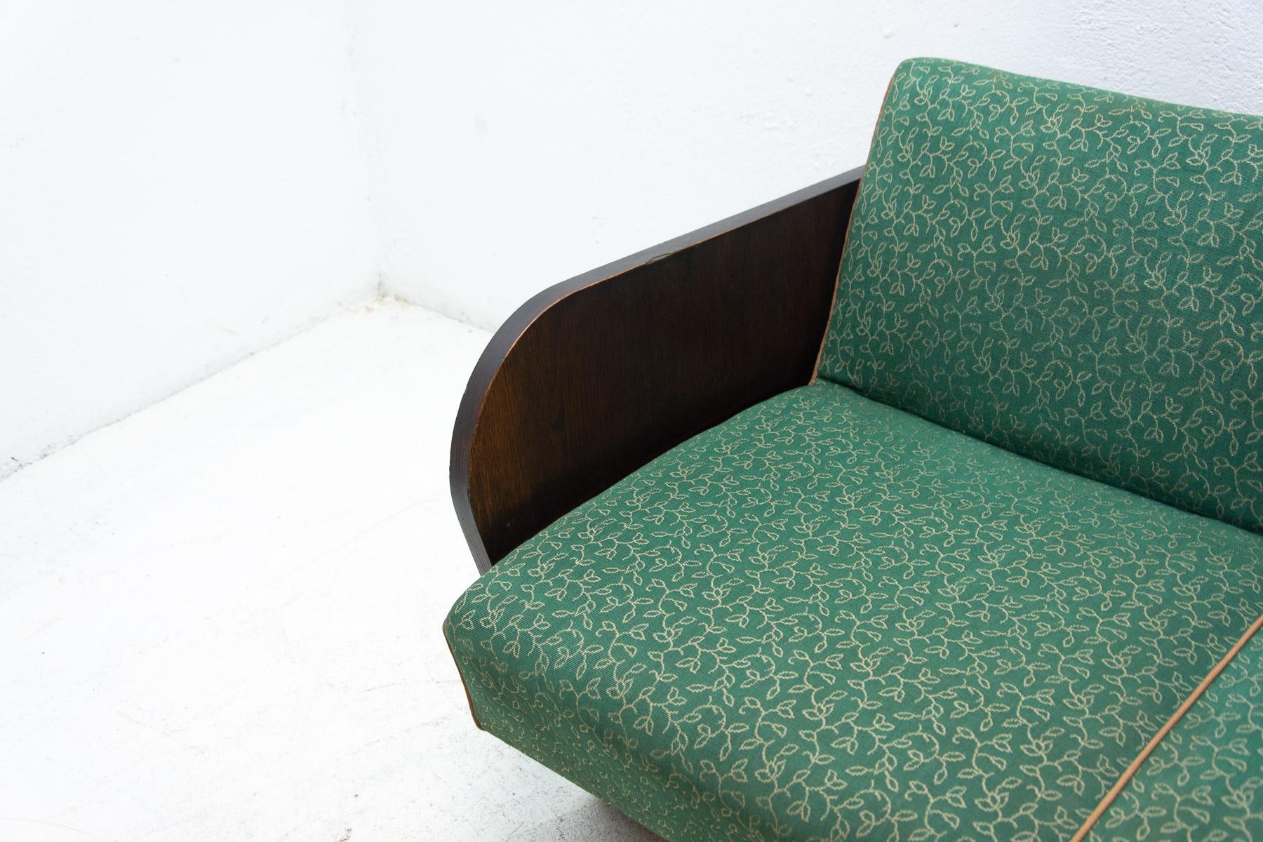  Mid century folding sofabed by Jindřich Halabala, 1950´s 2