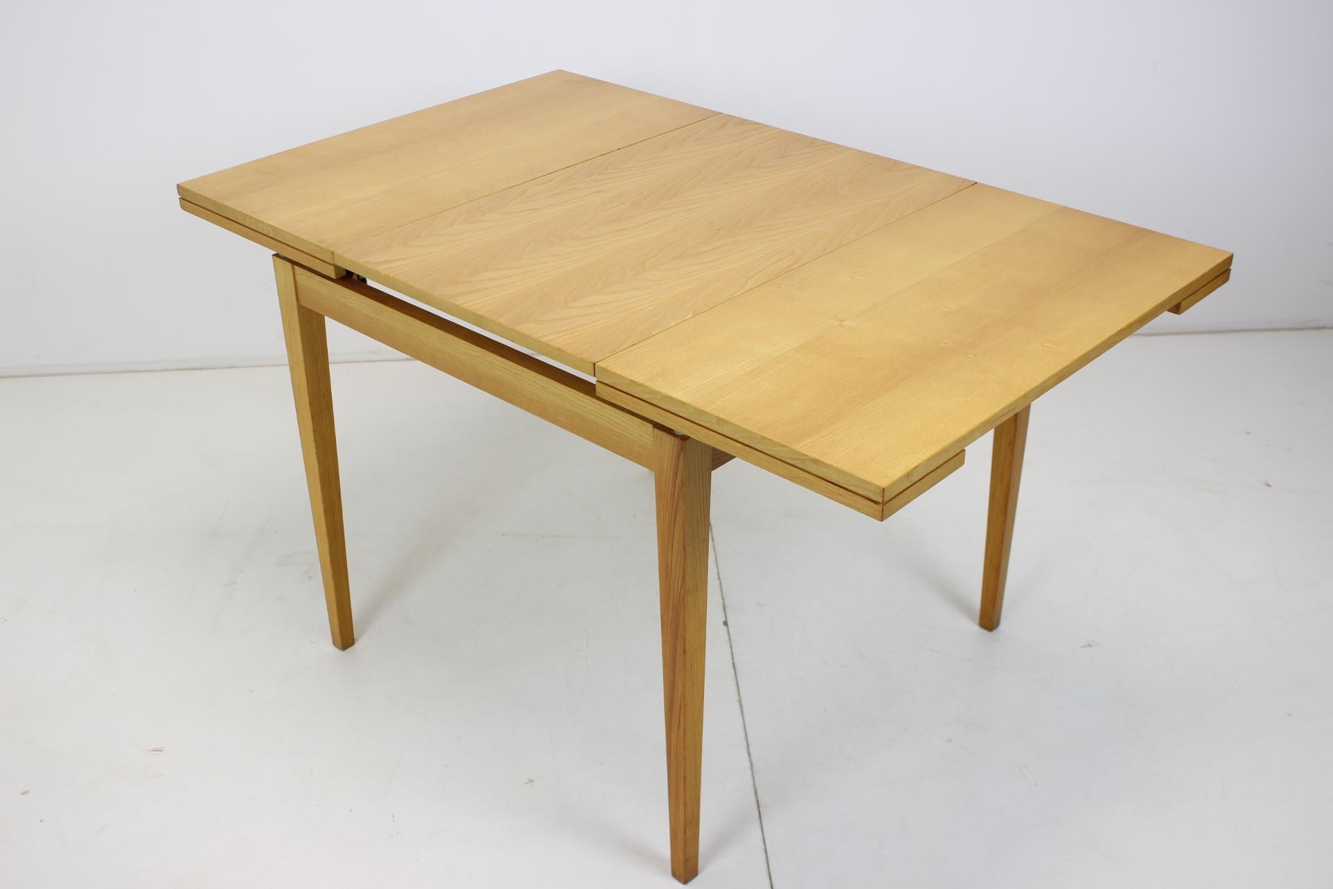 Wood Mid-Century Folding Table Czechoslovakia, 1970's For Sale