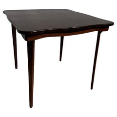 Mid Century Folding Walnut Dining Table by Stakmore Co.