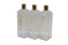 Mid Century Folk Art Wall Hanging Mini Bar w Karoff Barware Decanters & Glasses