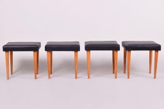 Mid Century Foot Stools Made in´50s Czechia, Original Condition