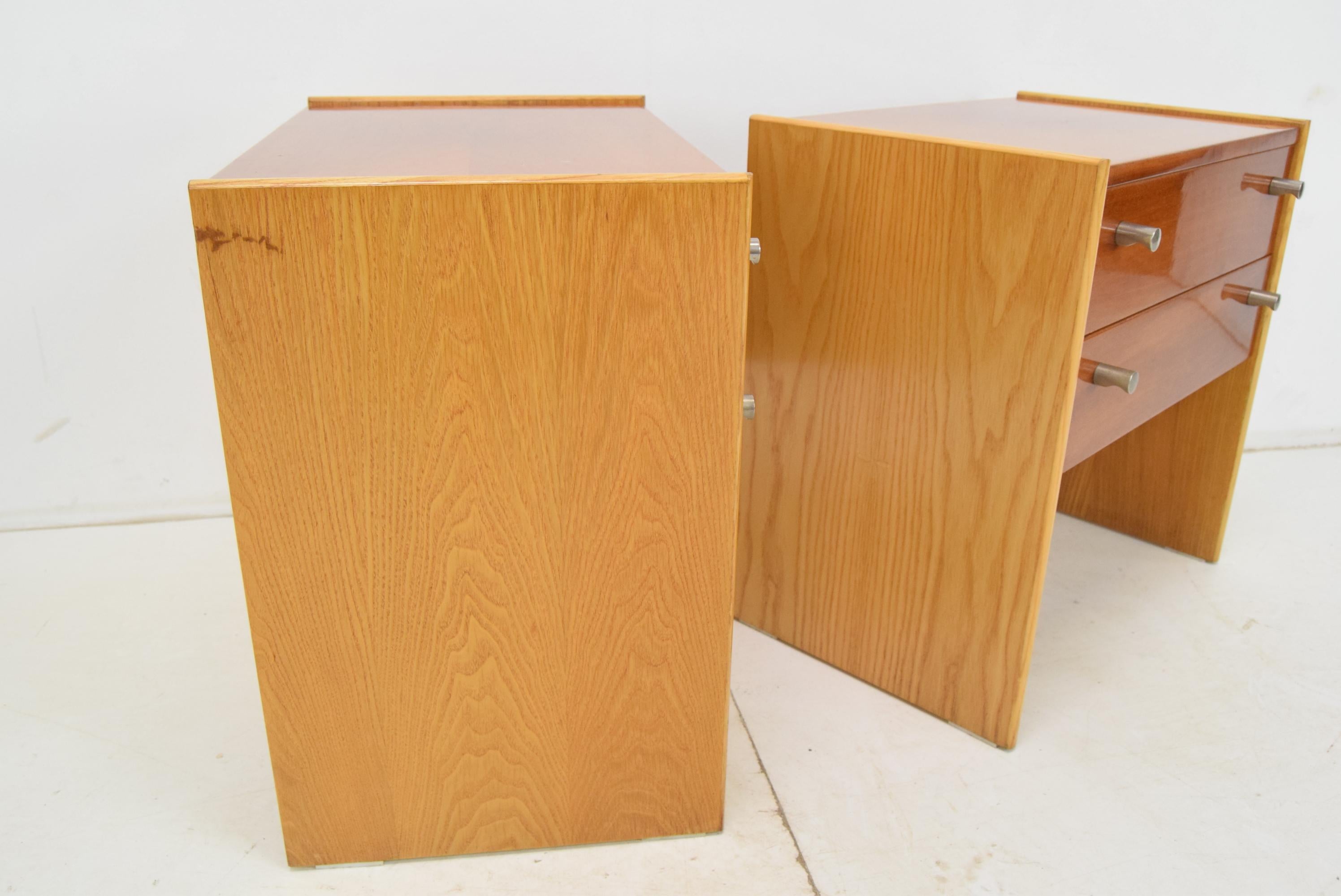 Pair of mid-century Night tables, 1970's. For Sale 10