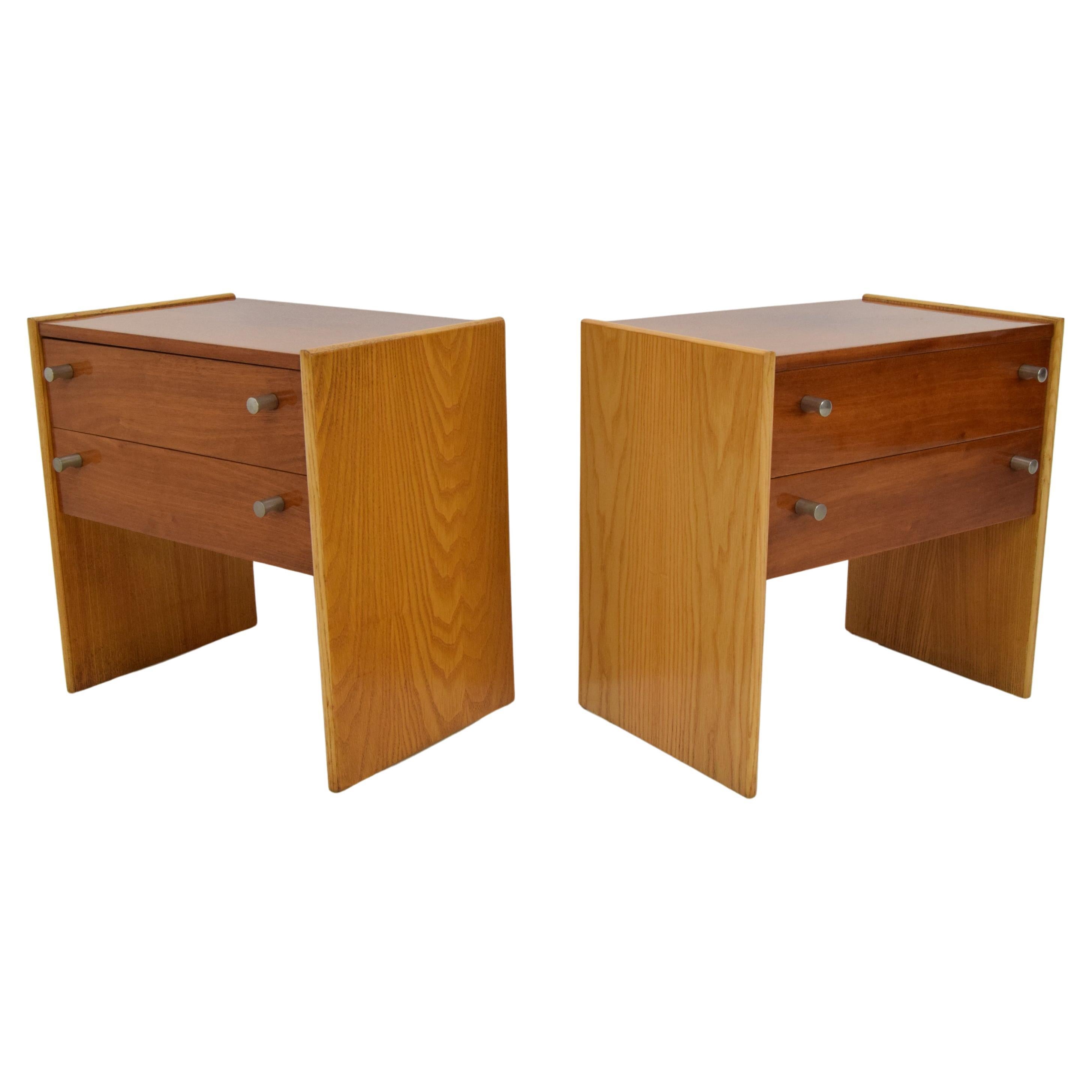 Pair of mid-century Night tables, 1970's. For Sale