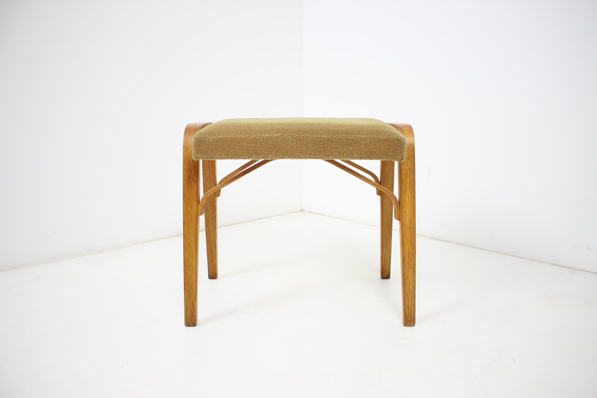 Czech Midcentury Footstool / Thonet, 1970s For Sale