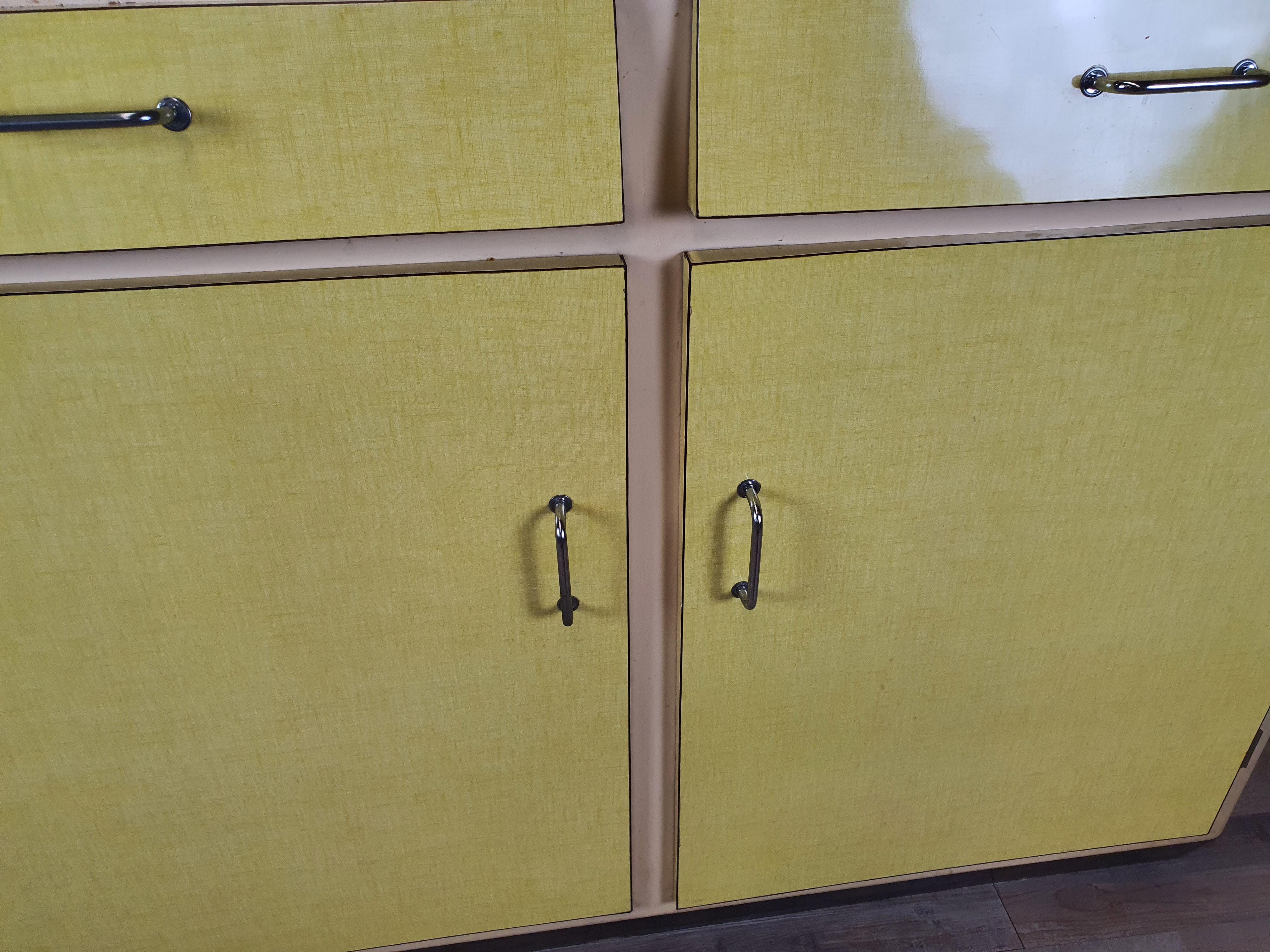 Mid-Century Formica and Fir Kitchen Buffet 7