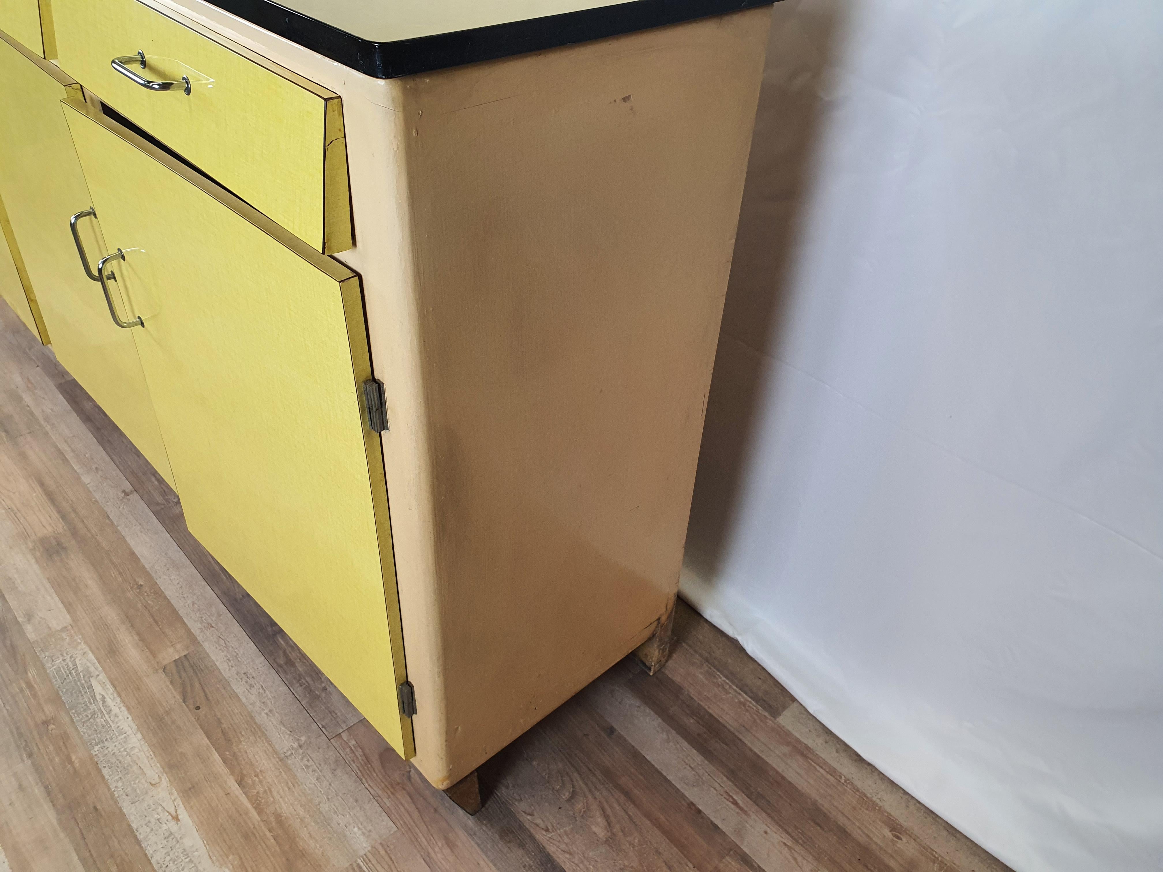 Mid-20th Century Mid-Century Formica and Fir Kitchen Buffet