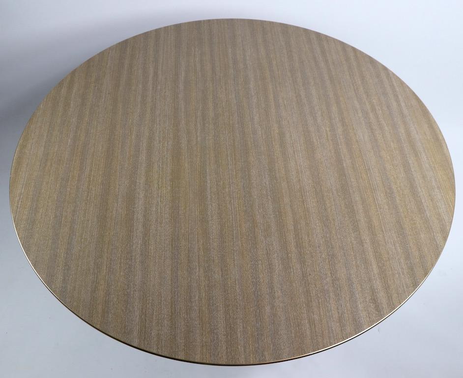 Mid Century  Formica and Iron Cafe Dining Table For Sale 1