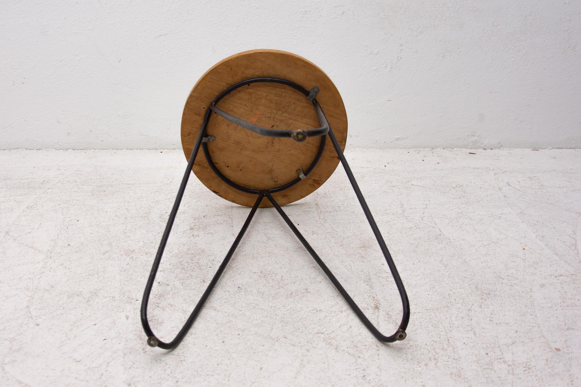 Brass Midcentury Formica and Metal Plant Stand, 1960s, Central Europe