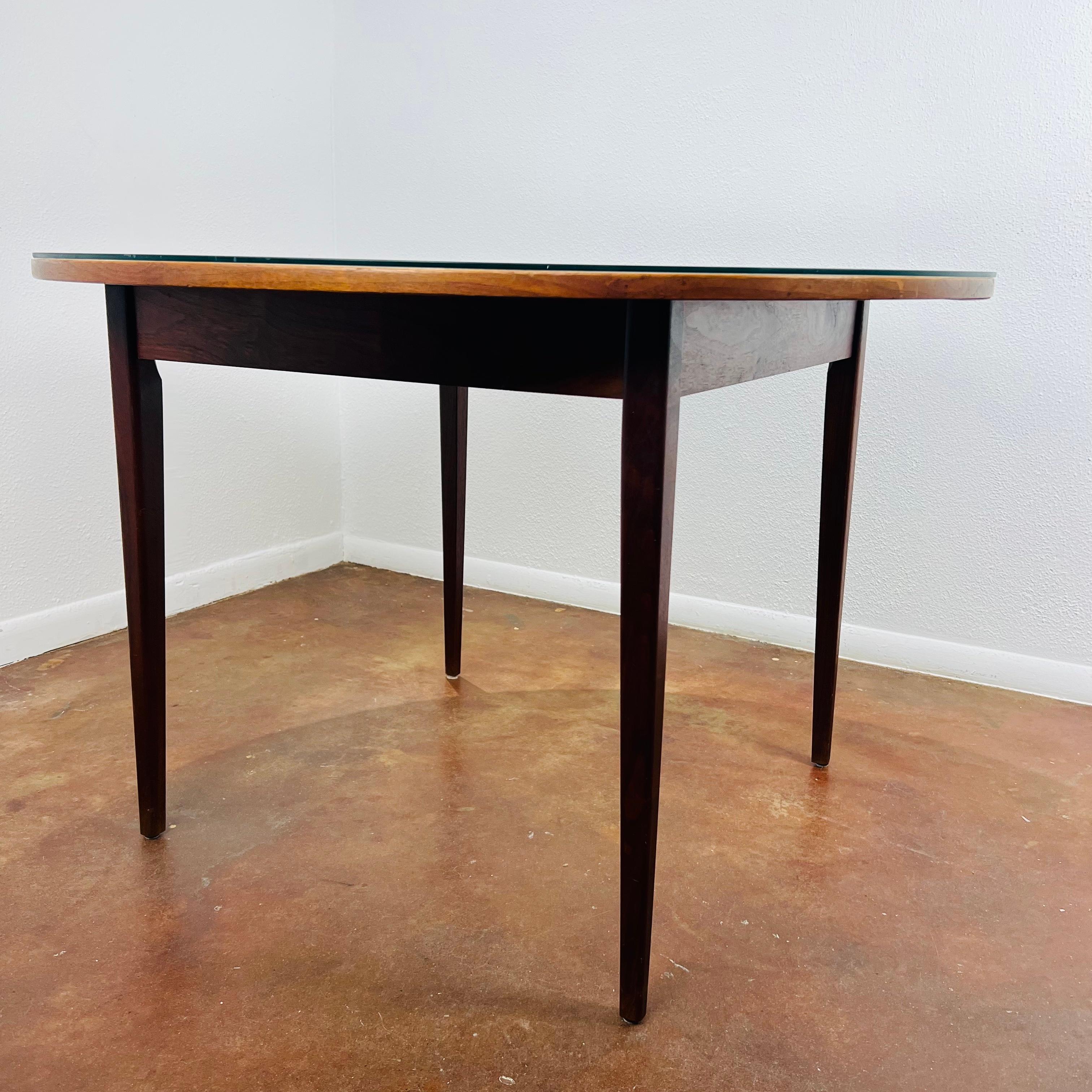 wood dining table with formica top