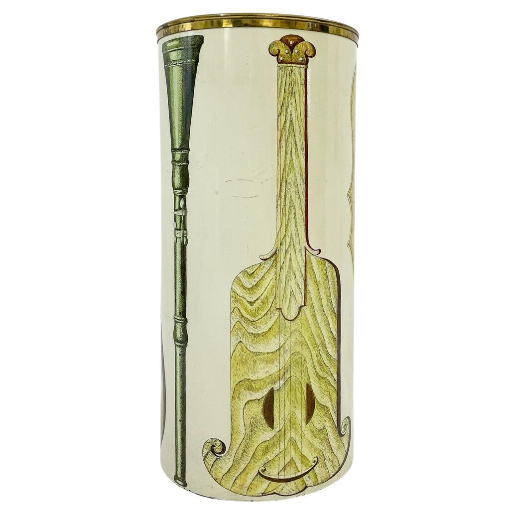 Mid-Century Fornasetti Umbrella Stand - Italy 1950s For Sale