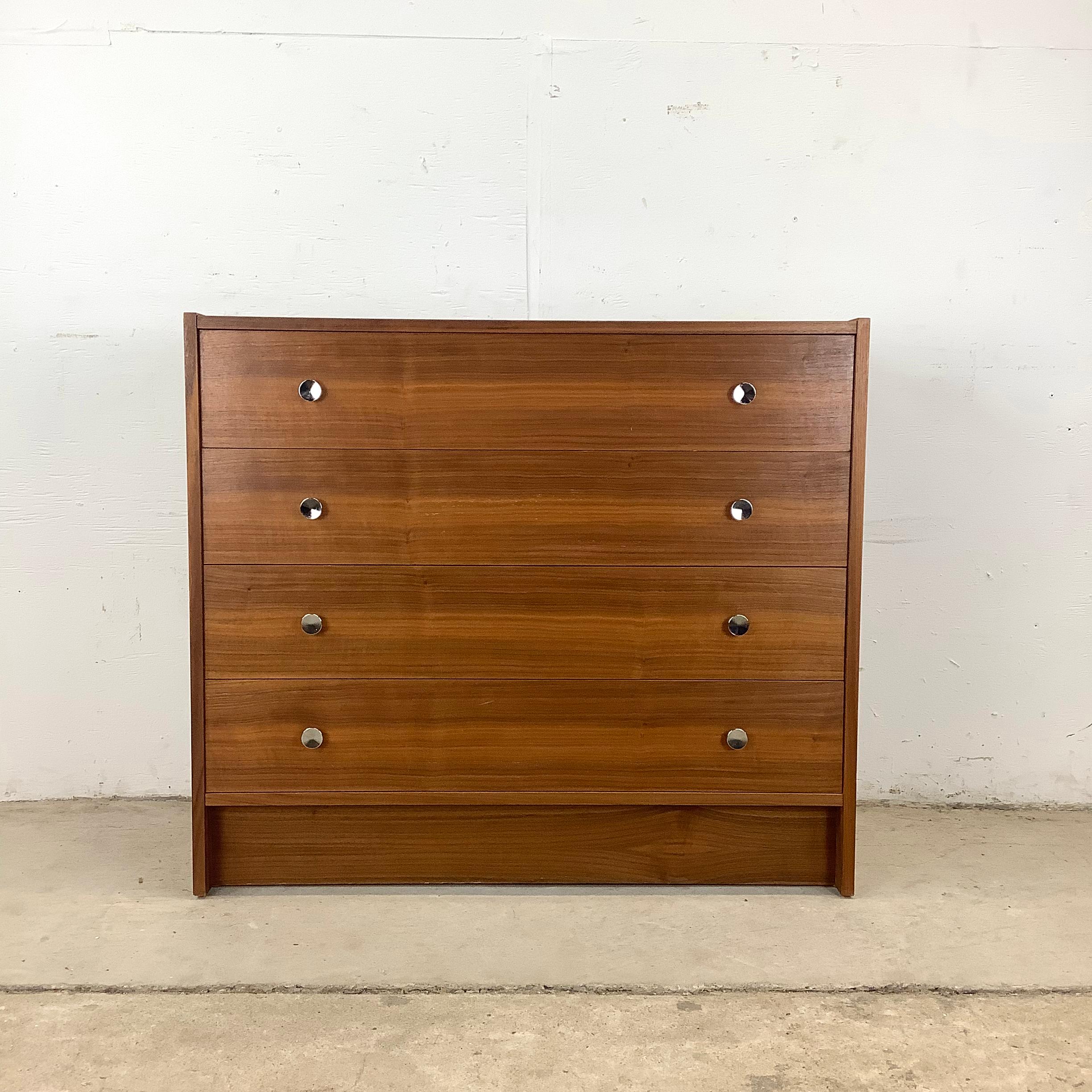 Mid-Century Modern Mid-Century Four Drawer Lowboy Dresser