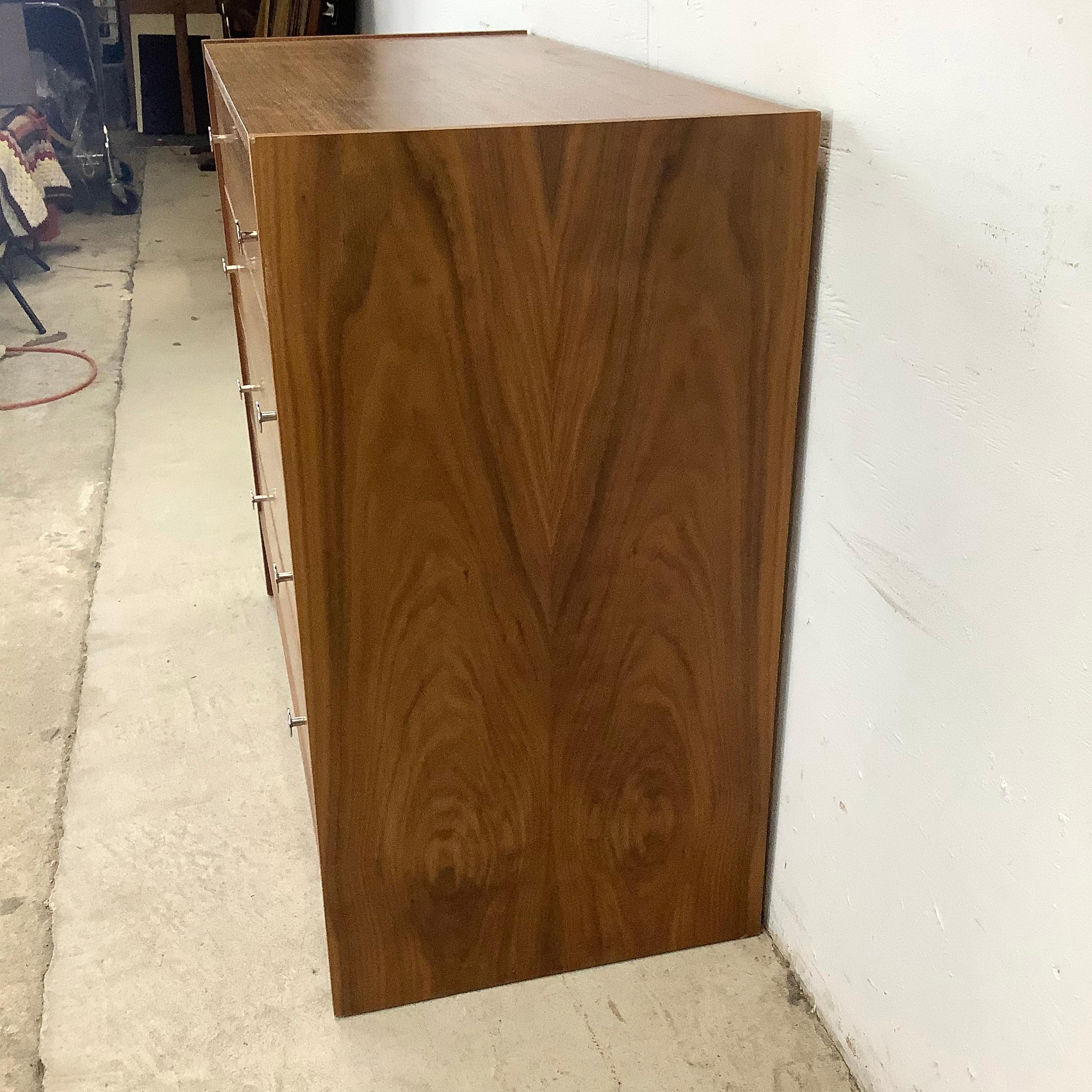 20th Century Mid-Century Four Drawer Lowboy Dresser