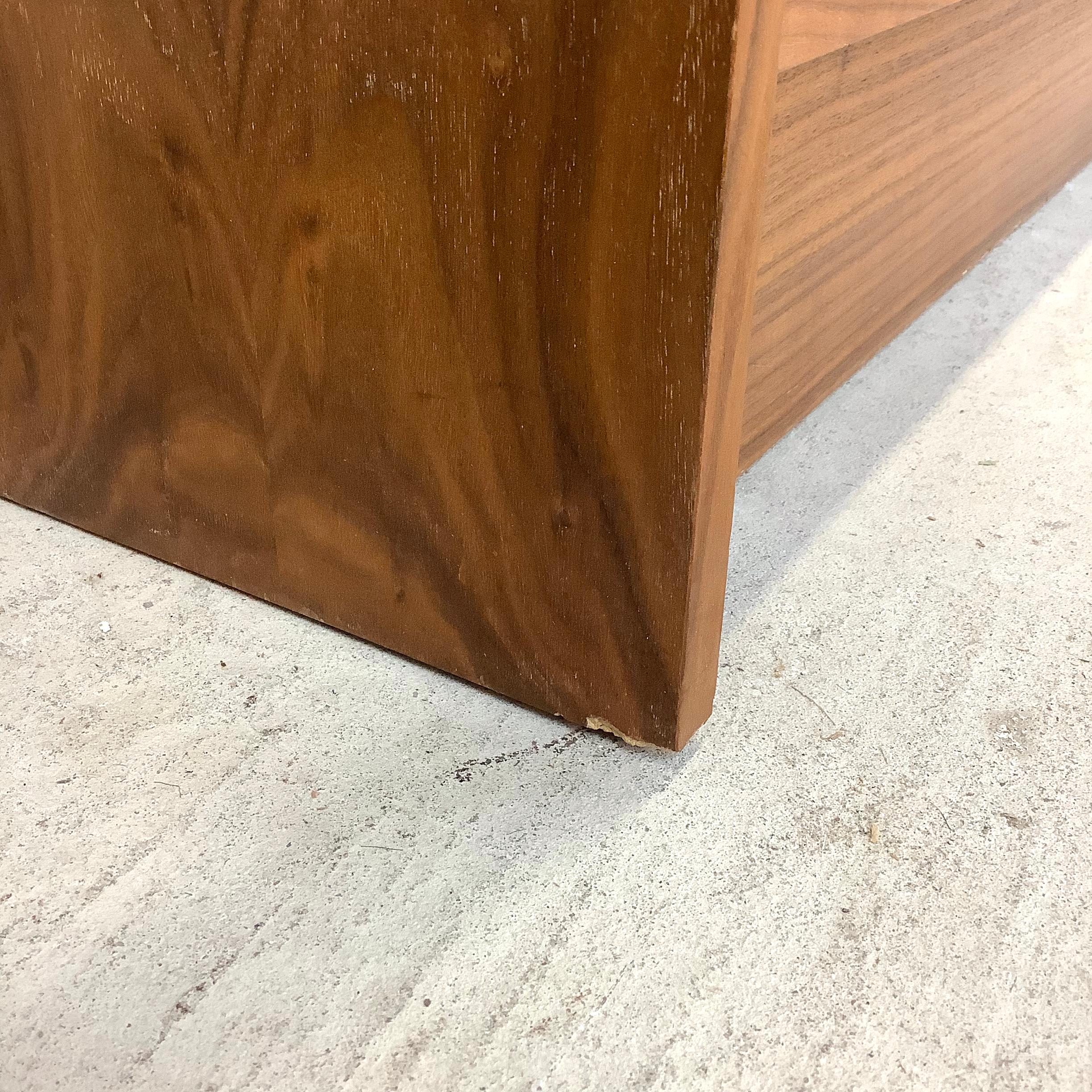Metal Mid-Century Four Drawer Lowboy Dresser