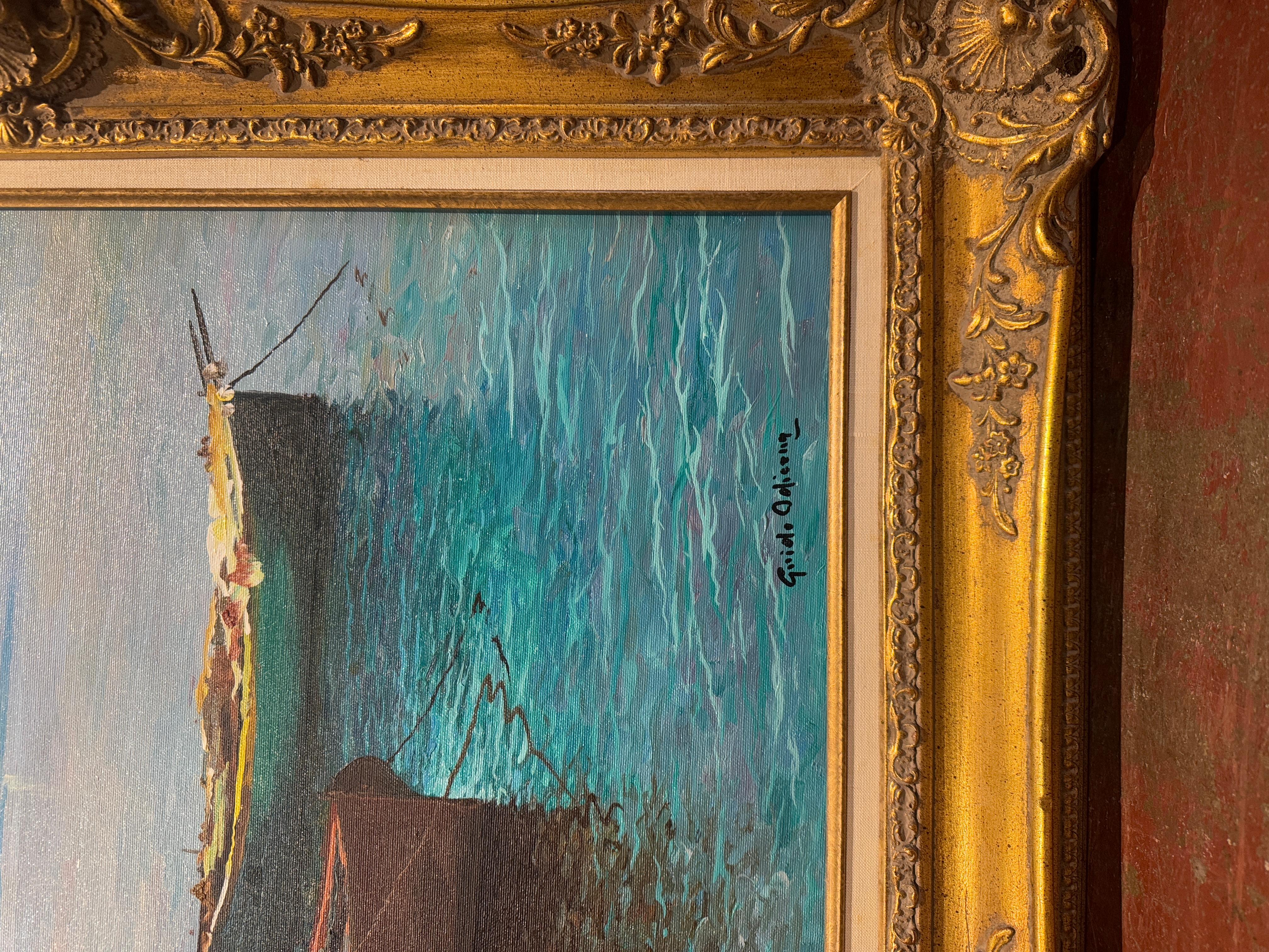 Italiano Quadro olio su tela 