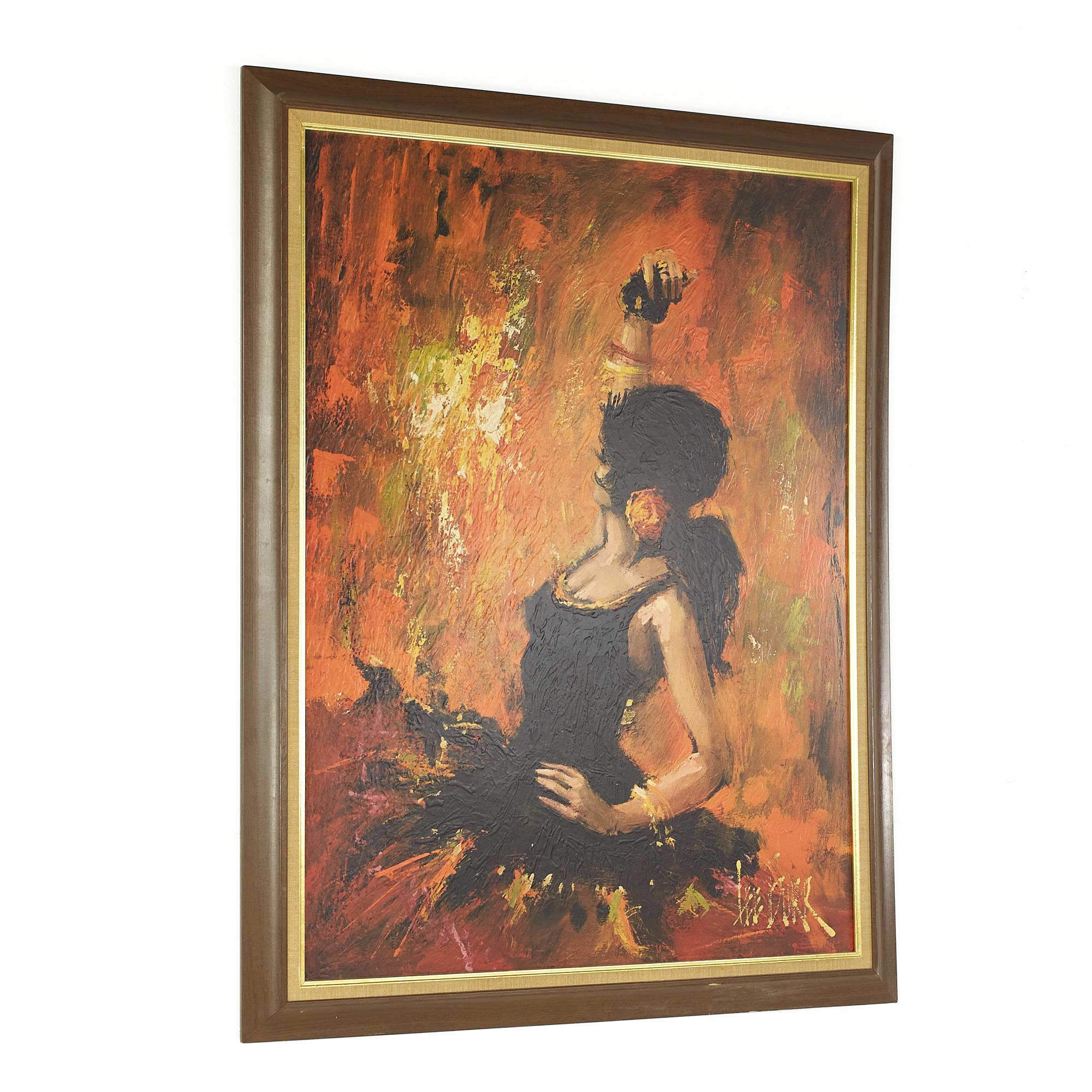 Mid Century Framed Print of Woman Dancing

This print measures: 35.25 wide x 1.75 deep x 45 inches high

This print is in Good Vintage Condition

We take our photos in a controlled lighting studio to show as much detail as possible. We do not