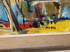 Mid-Century Framed Signed Painting