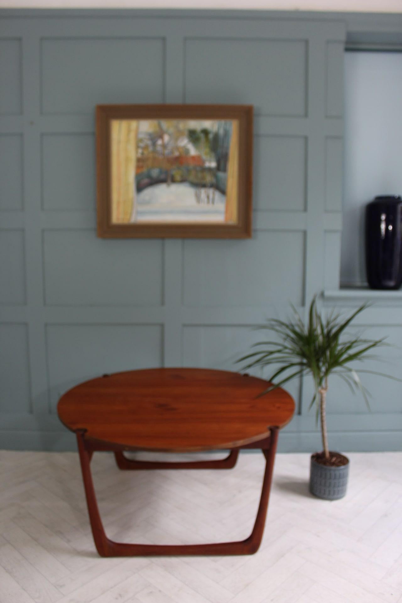 Mid-century France & Son Teak Coffee Table by Peter Hvidt & Orla Mølgaard Nielse For Sale 7