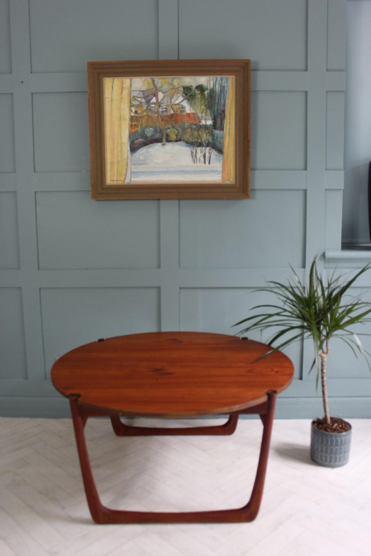 Mid-century France & Son Teak Coffee Table by Peter Hvidt & Orla Mølgaard Nielse For Sale 9