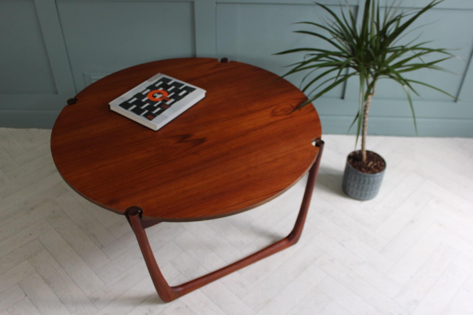 Mid-century France & Son Teak Coffee Table by Peter Hvidt & Orla Mølgaard Nielse For Sale 12