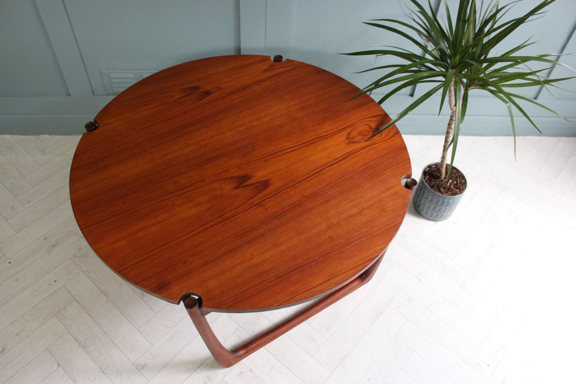 Mid-20th Century Mid-century France & Son Teak Coffee Table by Peter Hvidt & Orla Mølgaard Nielse For Sale