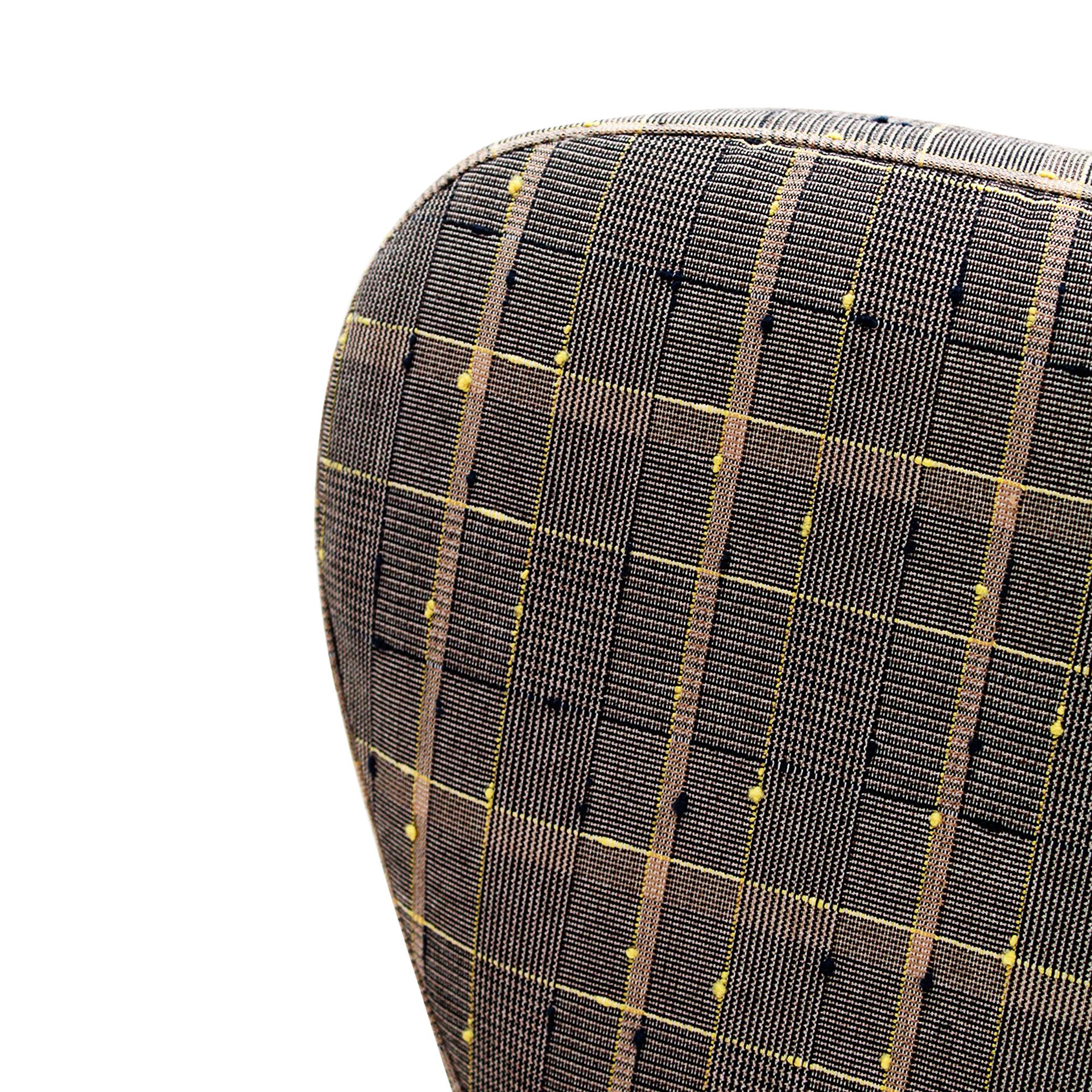 Mid-Century Franco Albini Fiorenza Grau Wolle und Esche Holz Italienisch 1950 Sessel im Angebot 3