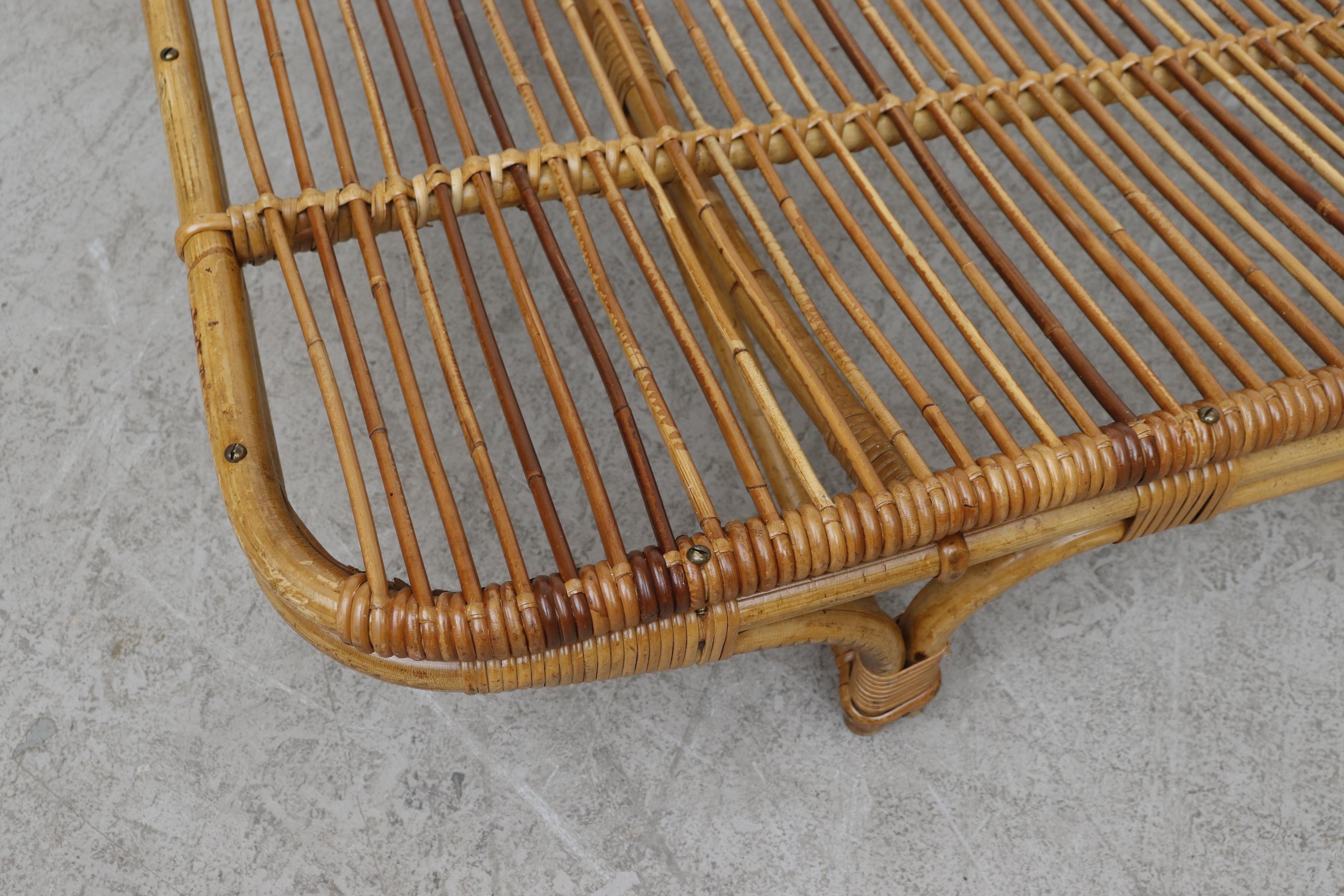 Midcentury Franco Albini Inspired Bamboo Day Bed 1