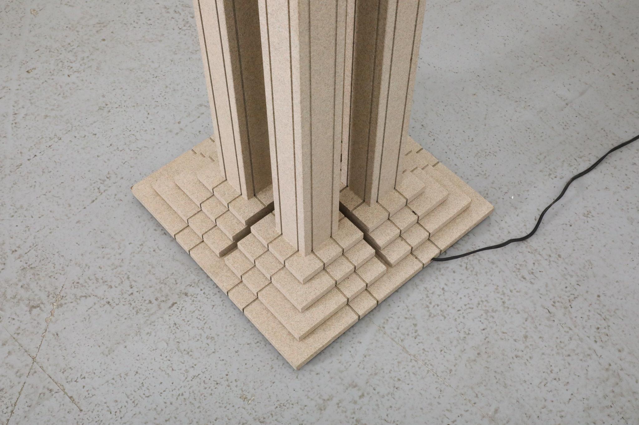 Lampadaires torchères d'inspiration Frank Lloyd Wright du milieu du siècle dernier en vente 5
