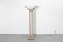 Mid-Century Frank Lloyd Wright Inspired Torchiere Floor Lamps