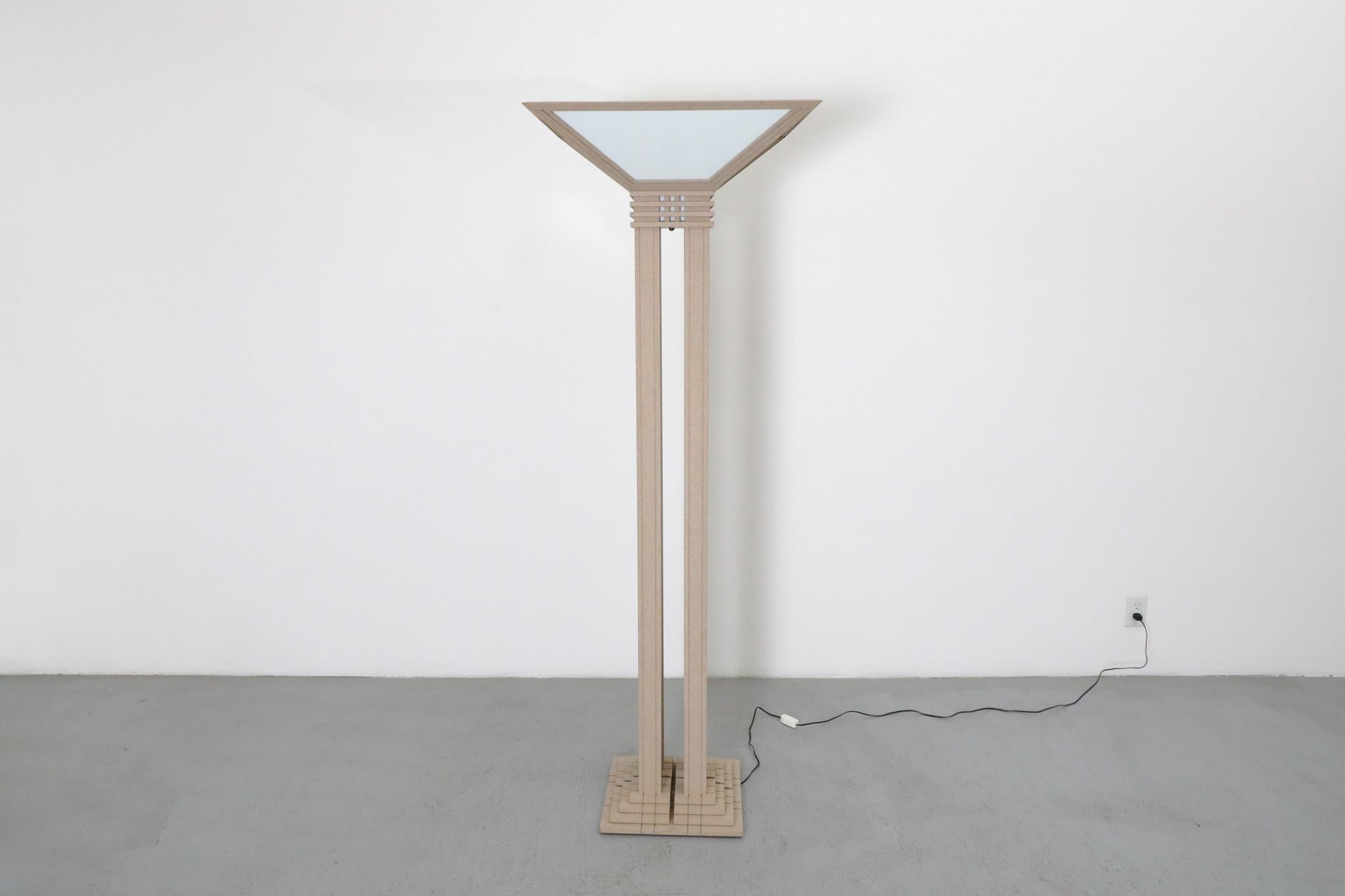 Lampadaires torchères d'inspiration Frank Lloyd Wright du milieu du siècle dernier en vente 1