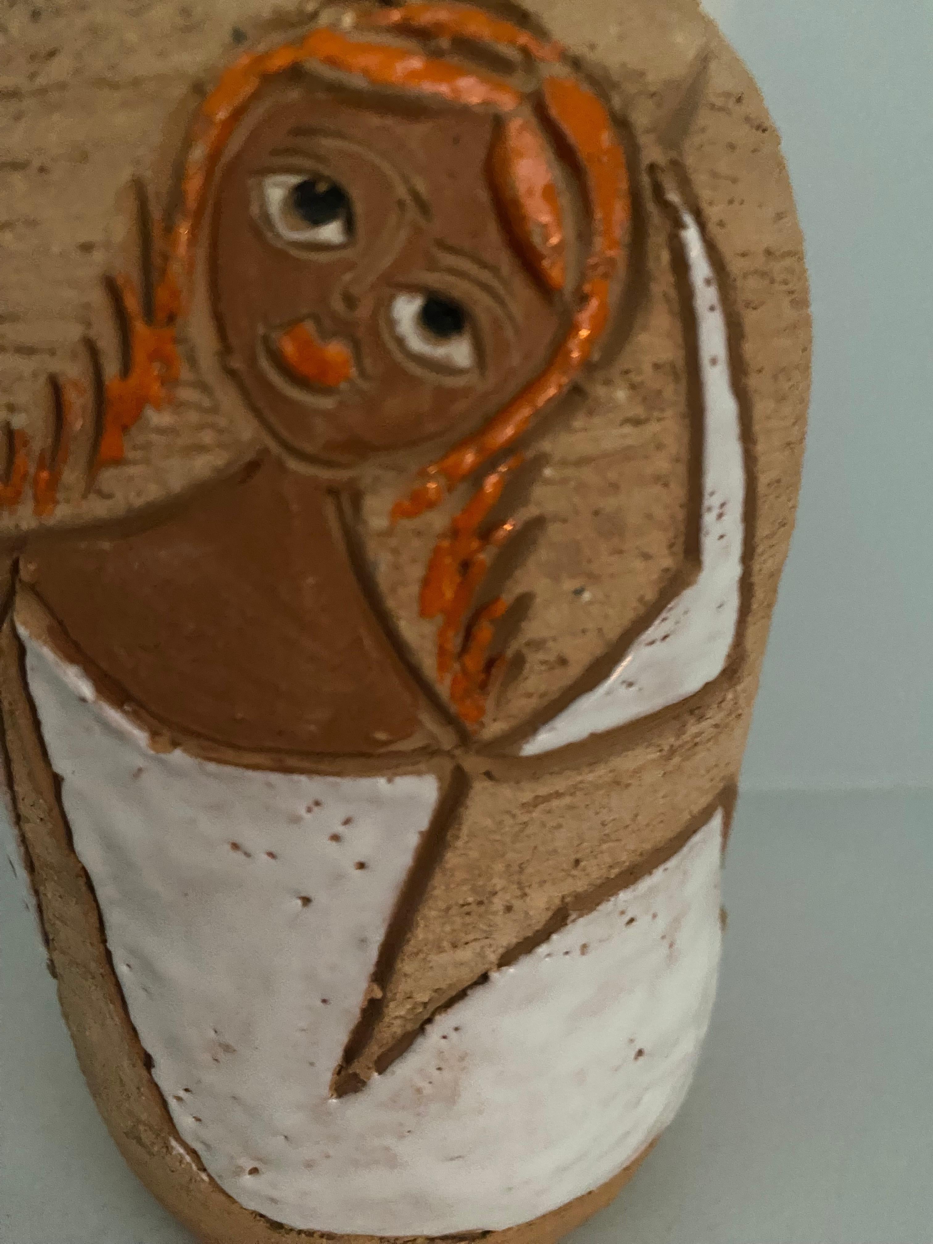 Mid-Century moderno Vaso di metà secolo Fratelli Fanciullacci Italia in vendita