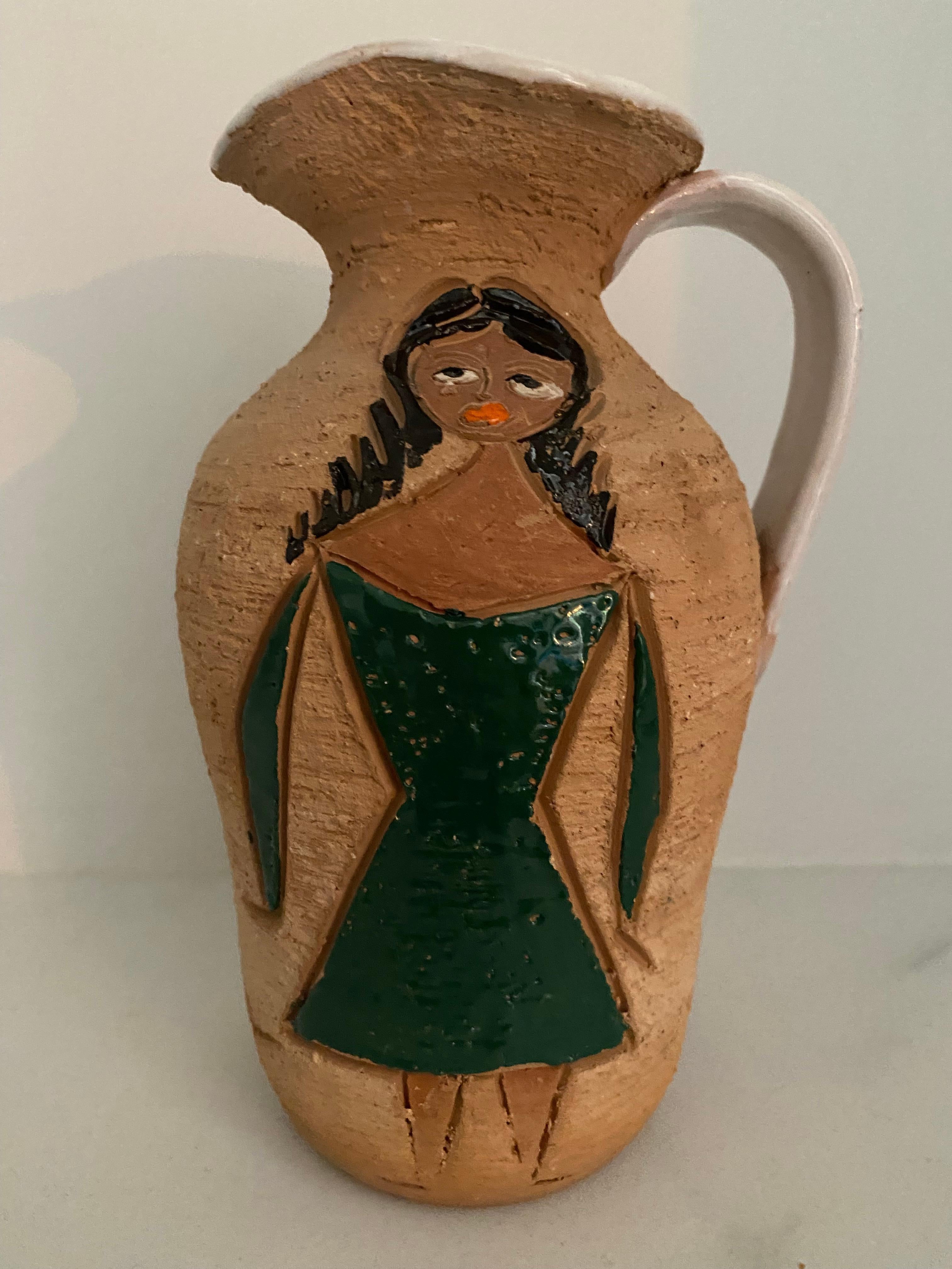 Italiano Vaso di metà secolo Fratelli Fanciullacci Italia in vendita