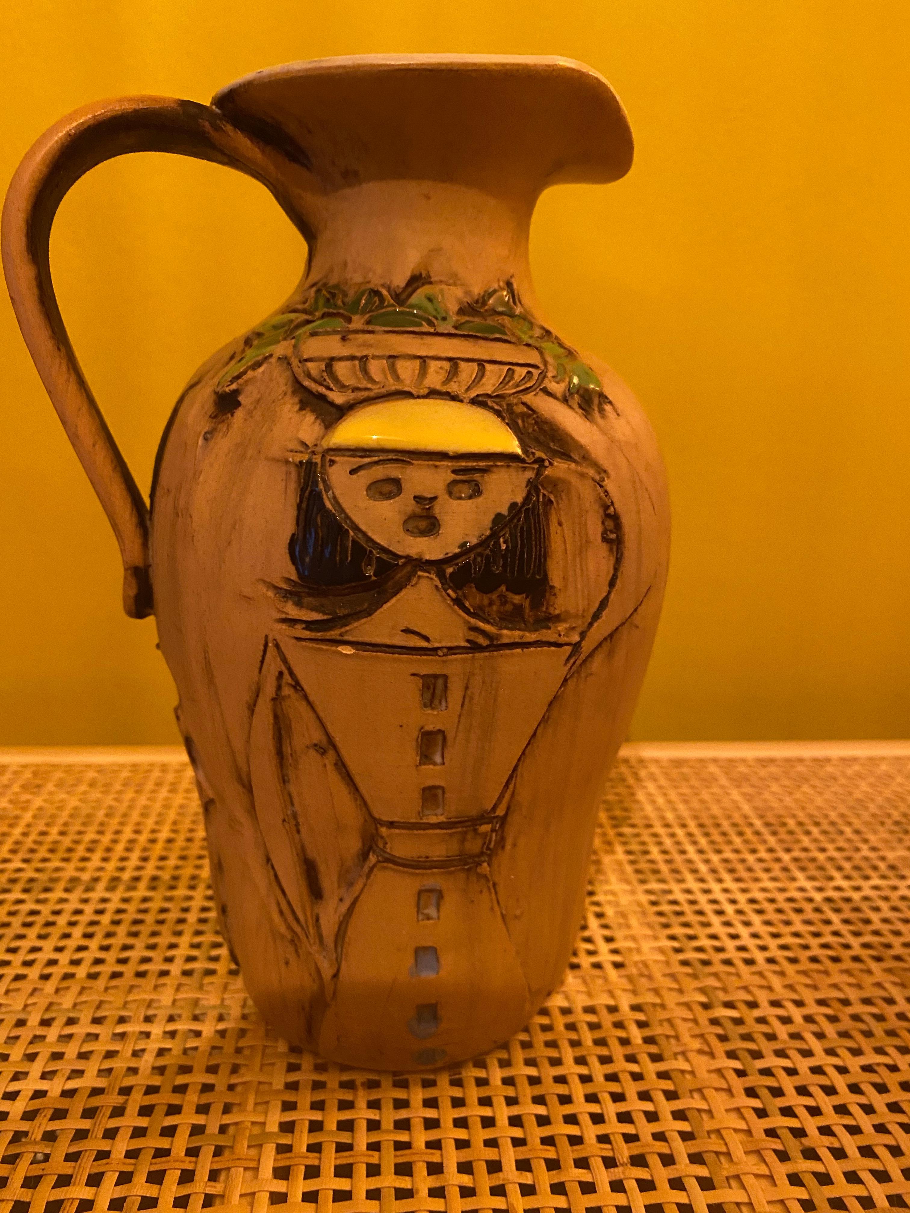 Italiano Vaso di metà secolo Fratelli Fanciullacci Italia in vendita