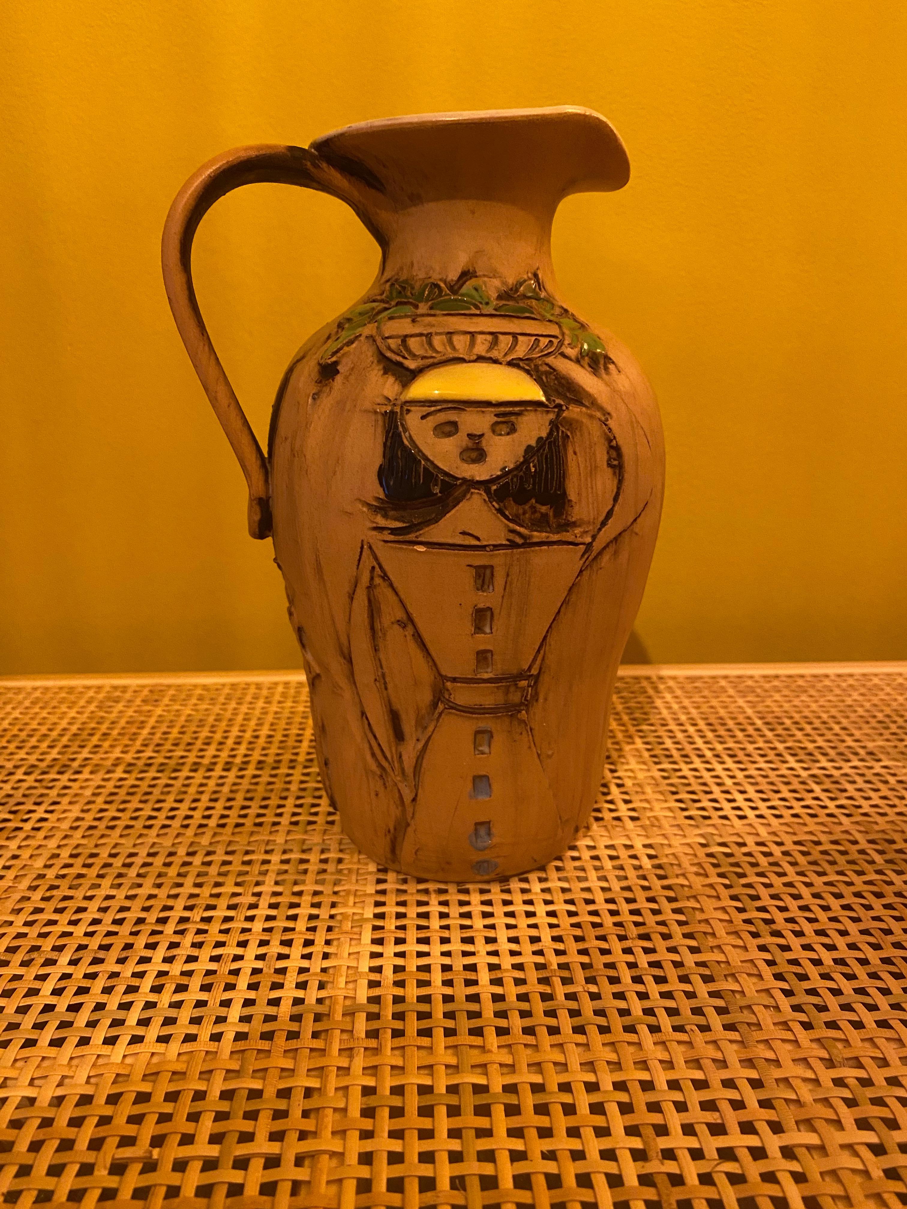 Vaso di metà secolo Fratelli Fanciullacci Italia In condizioni buone in vendita a Waddinxveen, ZH