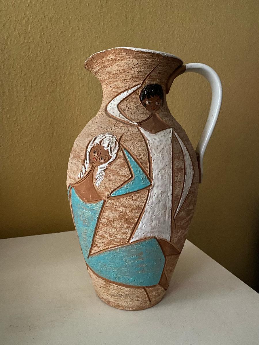 Céramique Vase italien de Fratelli Fanciullacci du milieu du siècle dernier en vente