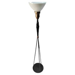 Mid-Century Frederic Weinberg Floor Lamp Mask Man Ray Tiki