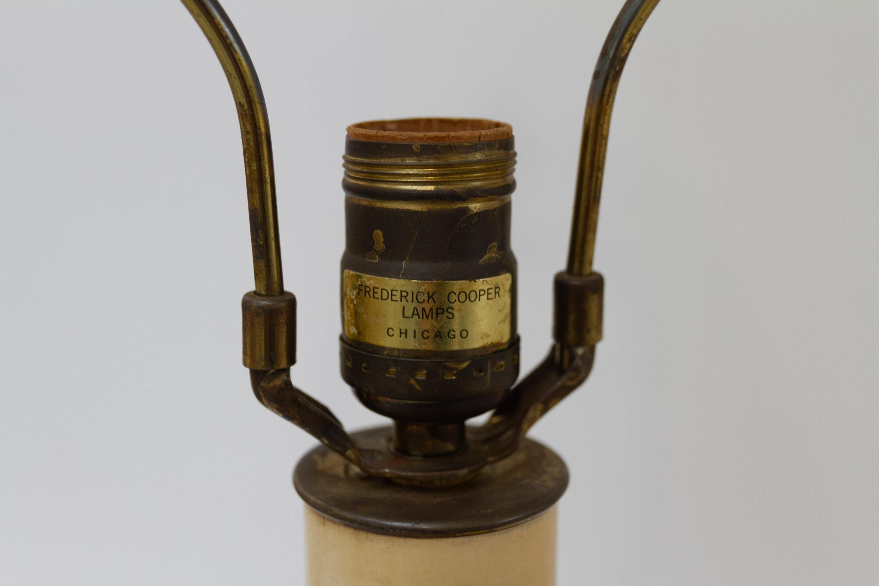 Mid-Century Frederick Cooper Ceramic Table Lamp, 1950s. For Sale 8