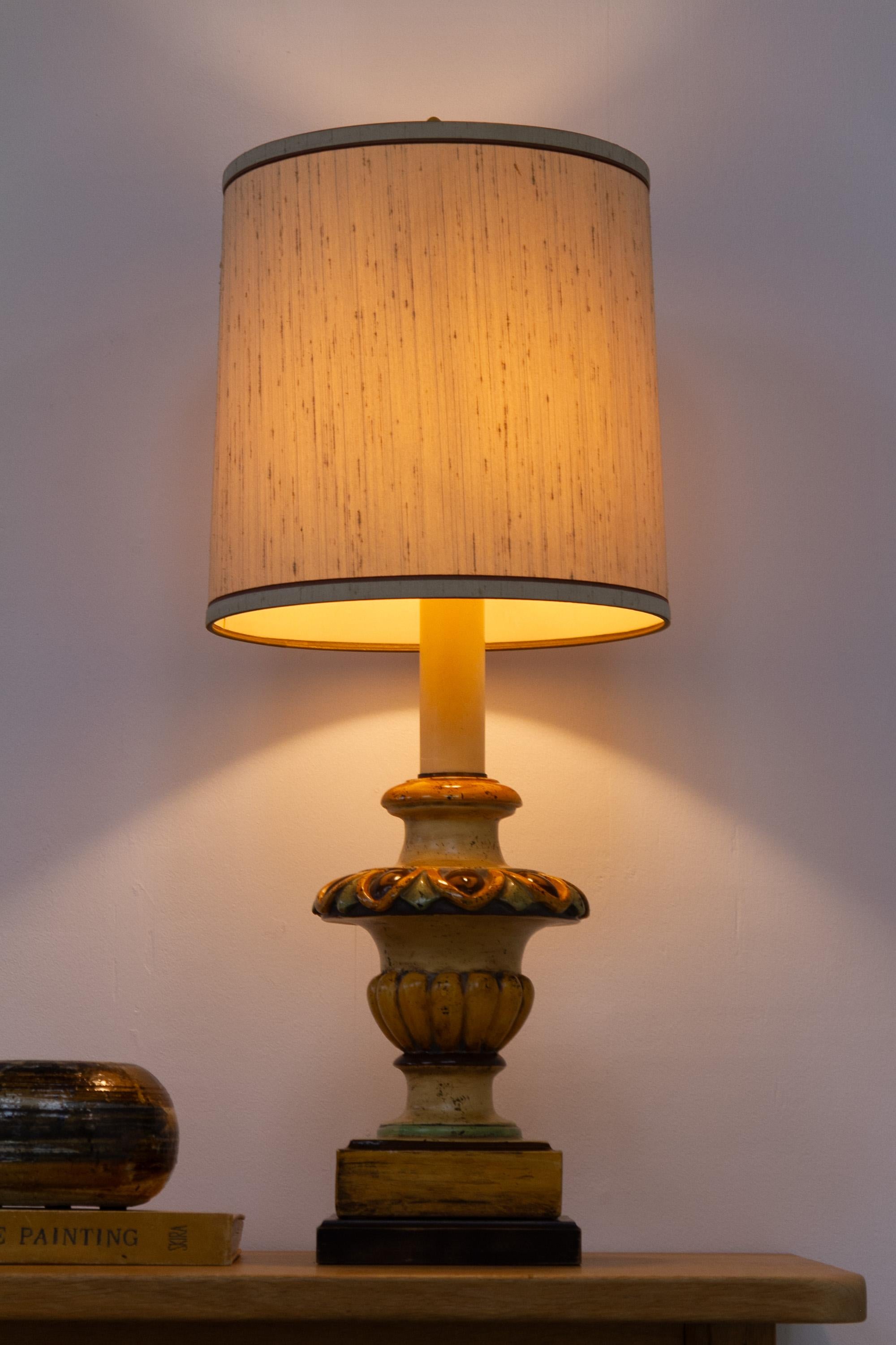 Mid-Century Frederick Cooper Ceramic Table Lamp, 1950s. For Sale 1