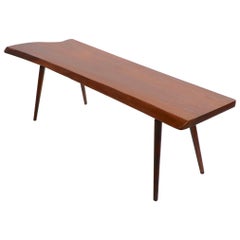 Mid Century Free Edge Coffee Table by Roy Sheldon Dated 1957