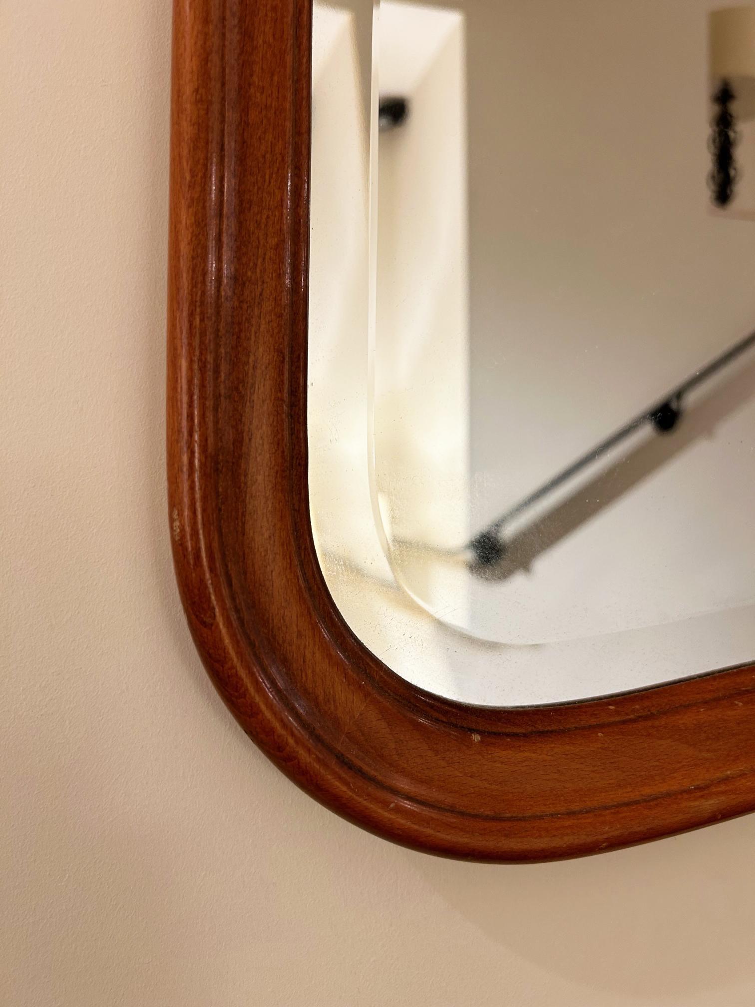 20th Century Mid-Century Free-Form Mirror by Glas & Trä