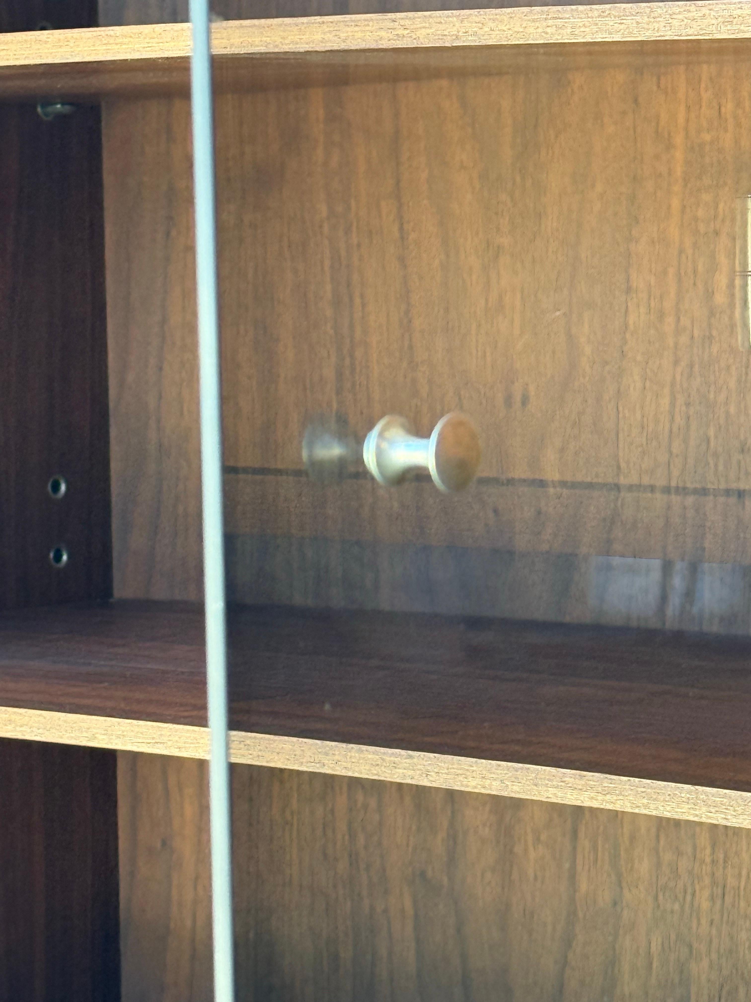 Mid-Century Free Standing Wall Unit by Ello For Sale 4