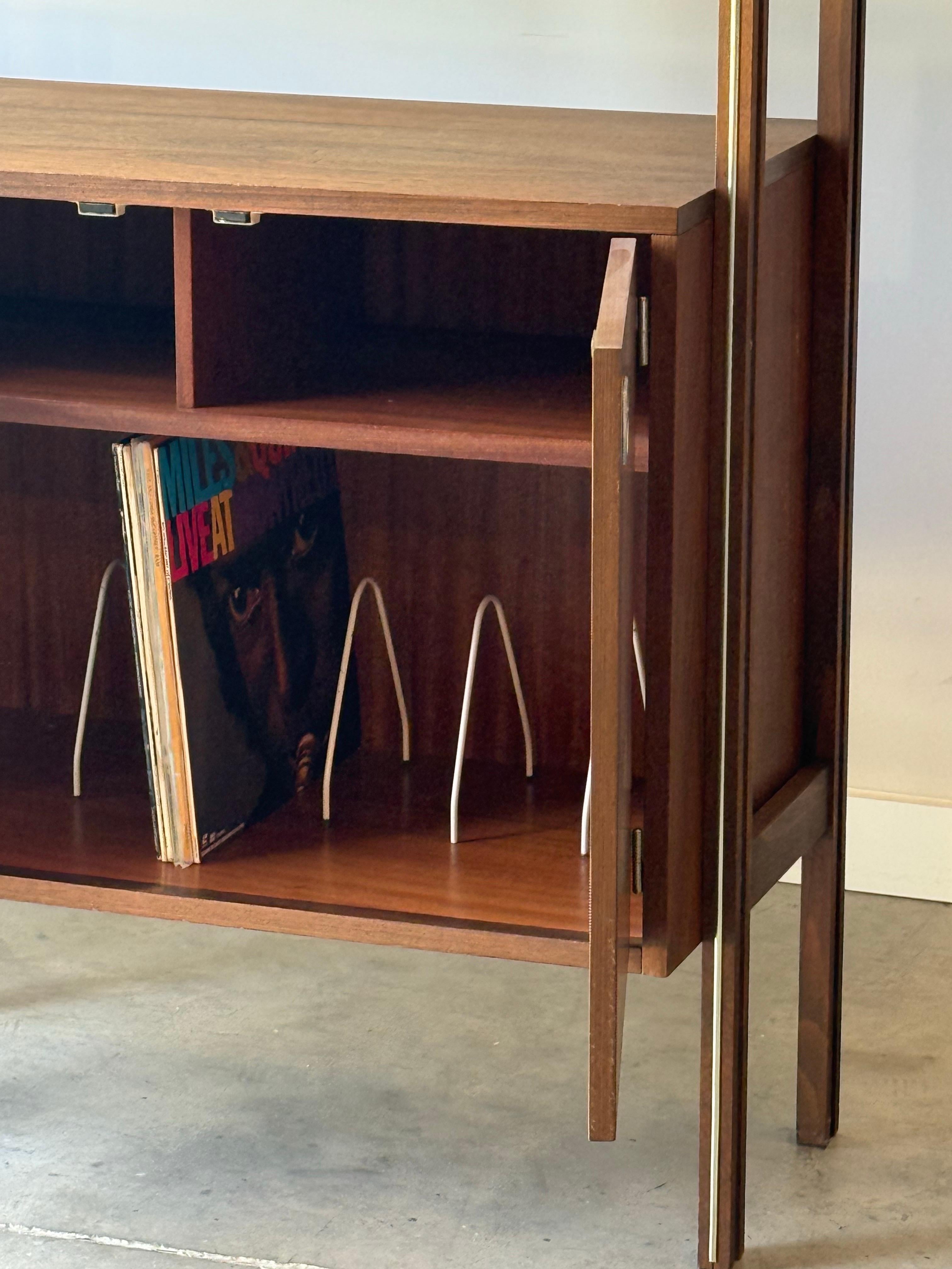 Late 20th Century Mid-Century Free Standing Wall Unit by Ello For Sale