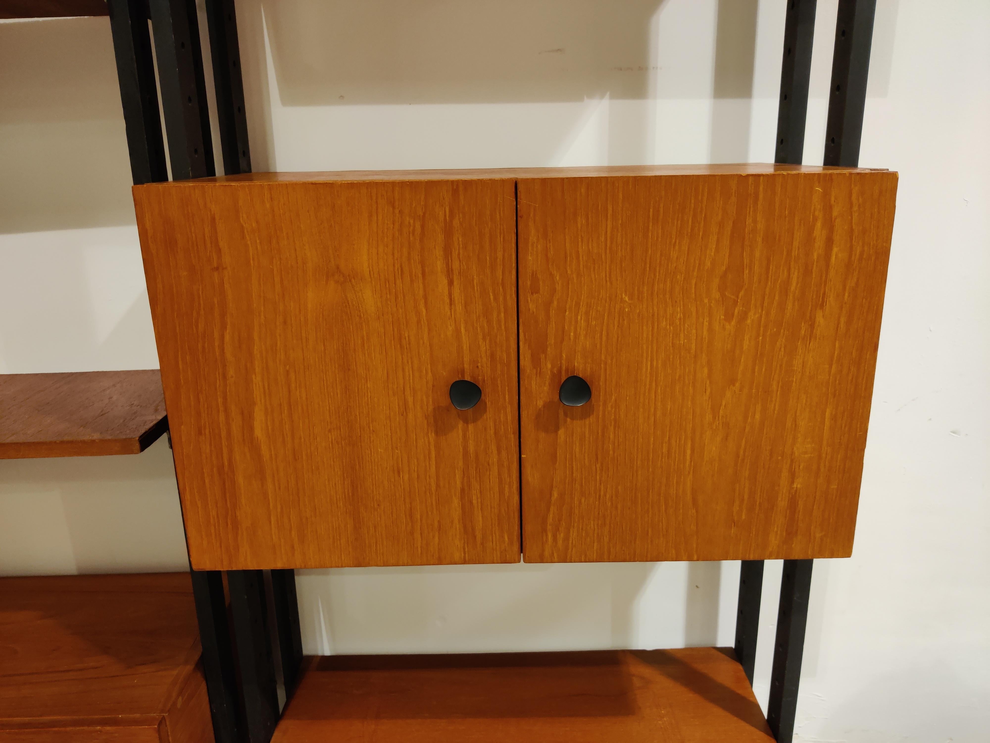 Midcentury Free Standing Wall Unit by Simplalux, 1960s 4