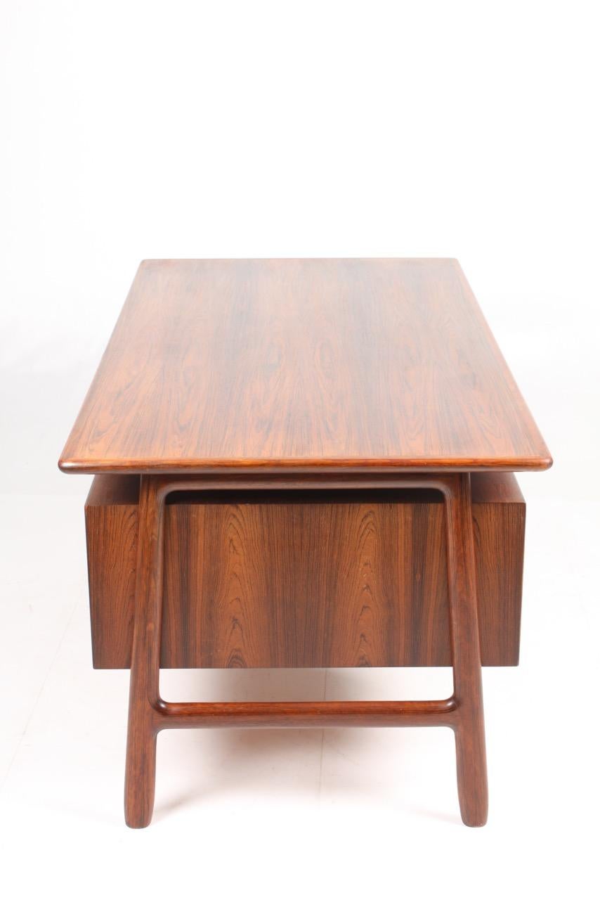 Midcentury Freestanding Desk in Rosewood by Oman Jun, 1950s 2
