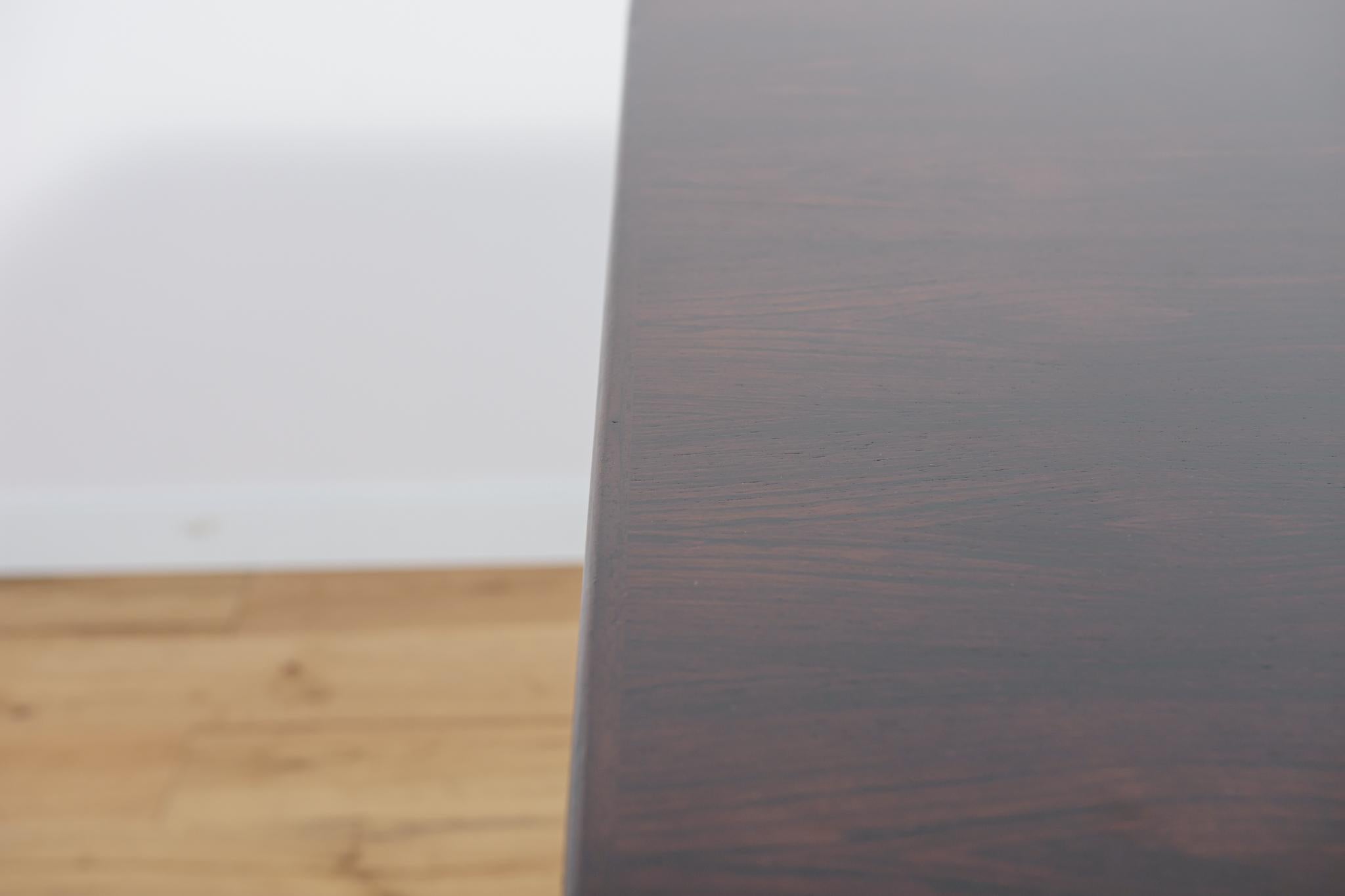 Mid-Century Freestanding Rosewood Desk, Denmark, 1960s For Sale 11